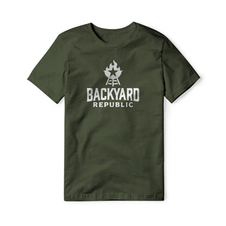 Backyard Republic Logo Cotton Tee - White | Backyard Republic™
