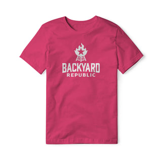 Backyard Republic Logo Cotton Tee - White | Backyard Republic™