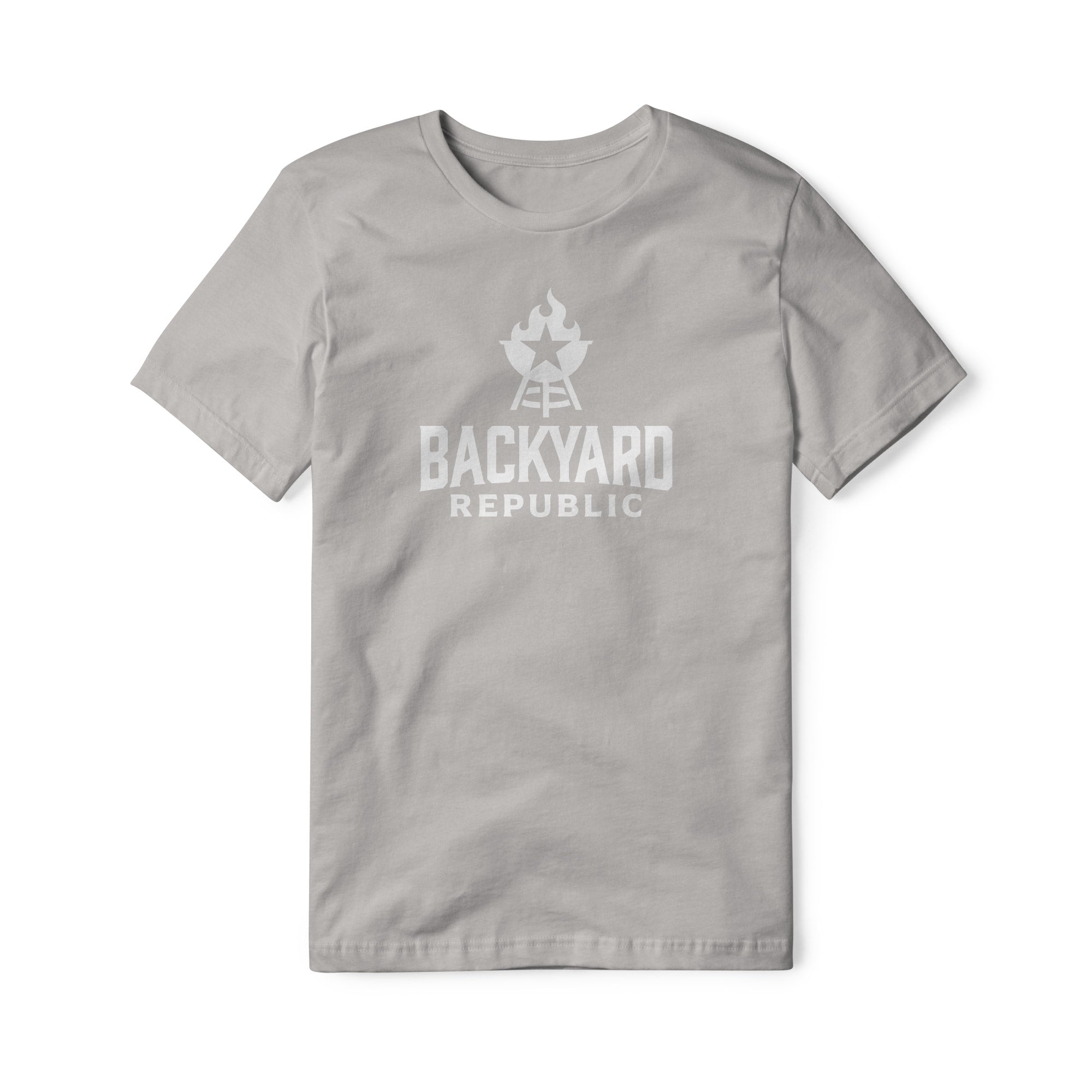 Backyard Republic Logo Cotton Tee - White | Backyard Republic™