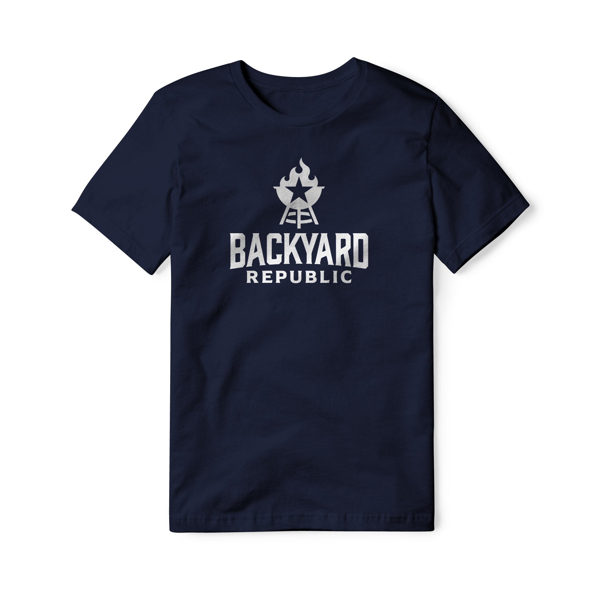 Backyard Republic Logo Cotton Tee - White | Backyard Republic™