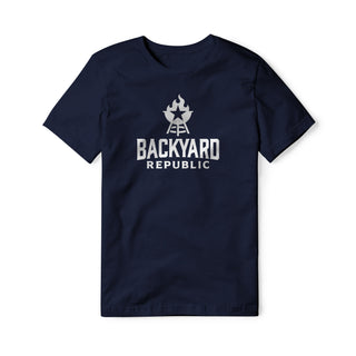 Backyard Republic Logo Cotton Tee - White | Backyard Republic™