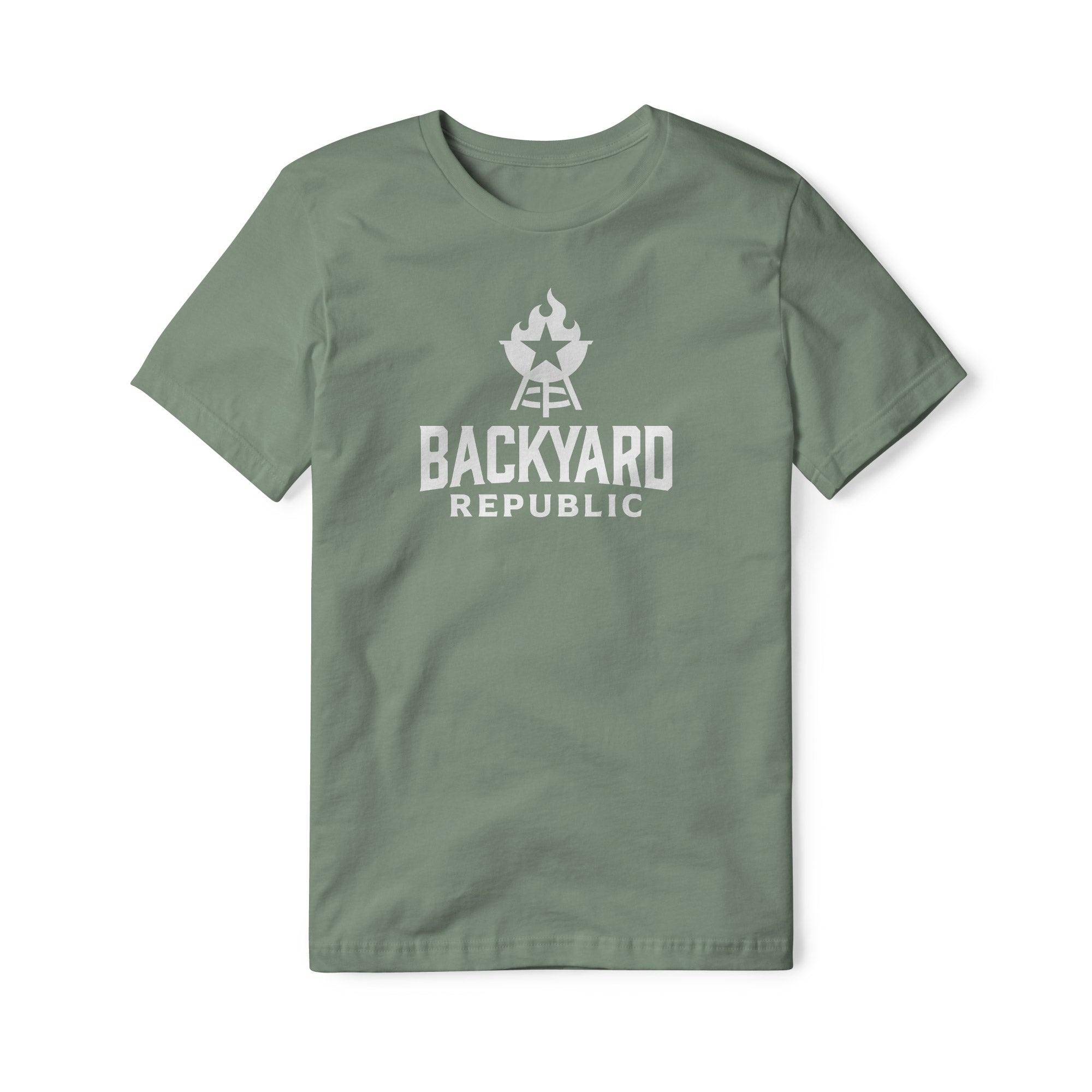 Backyard Republic Logo Cotton Tee - White | Backyard Republic™