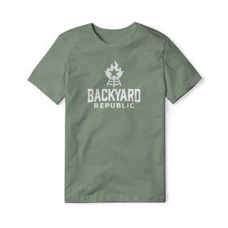 Backyard Republic Logo Cotton Tee - White | Backyard Republic™