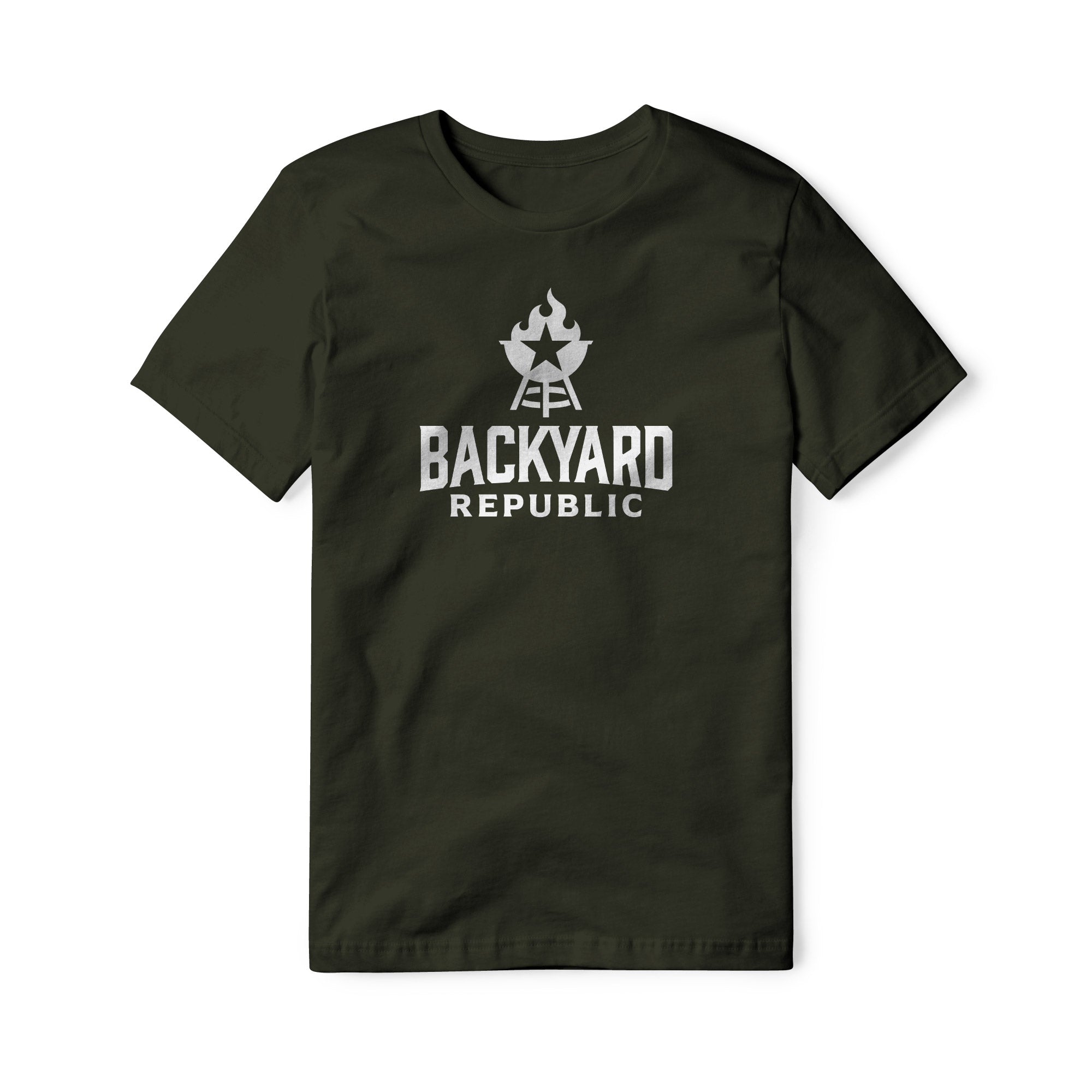 Backyard Republic Logo Cotton Tee - White | Backyard Republic™