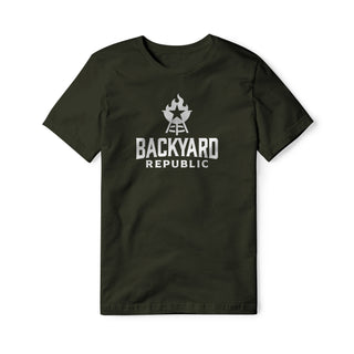 Backyard Republic Logo Cotton Tee - White | Backyard Republic™