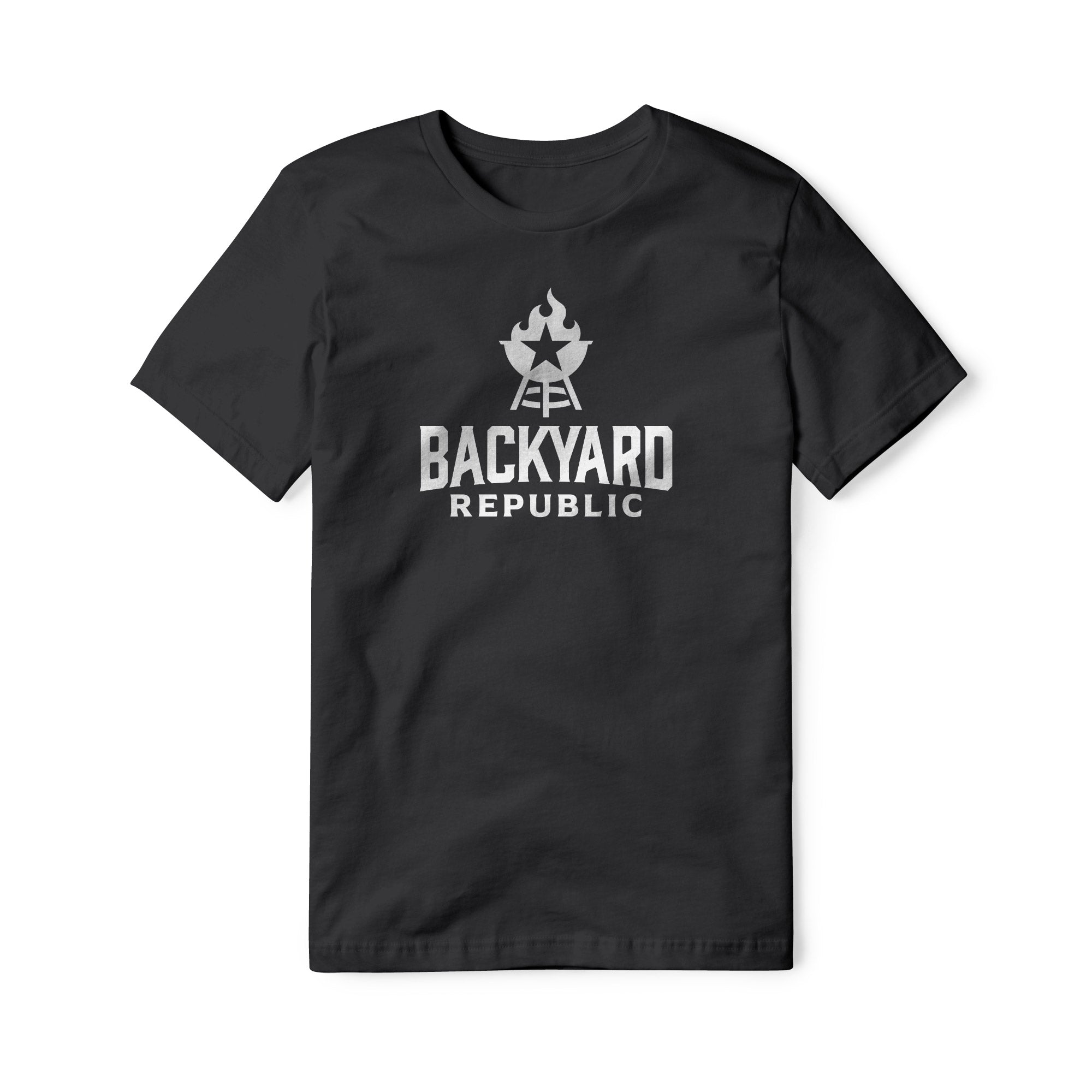 Backyard Republic Logo Cotton Tee - White | Backyard Republic™