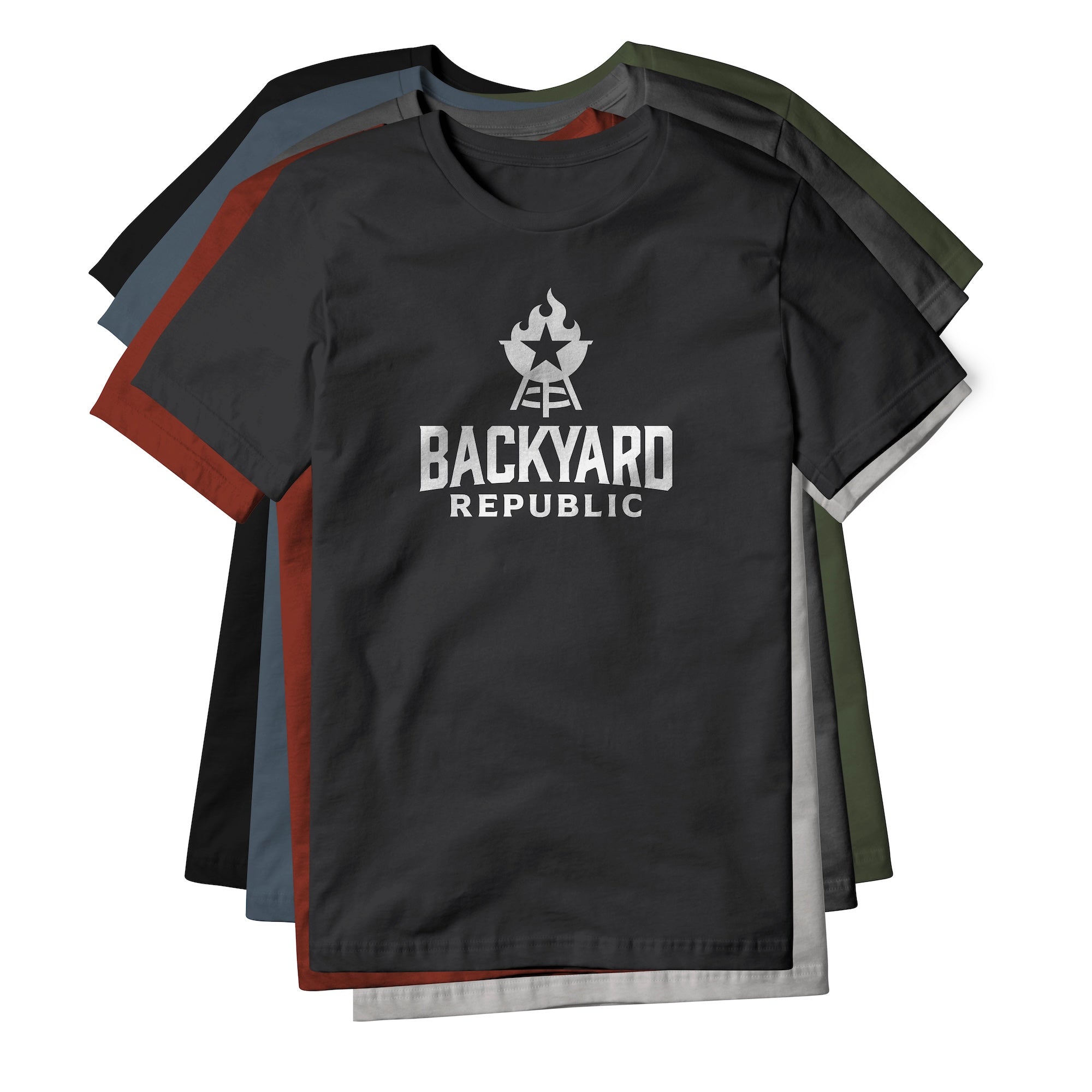 Backyard Republic Logo Cotton Tee - White | Backyard Republic™