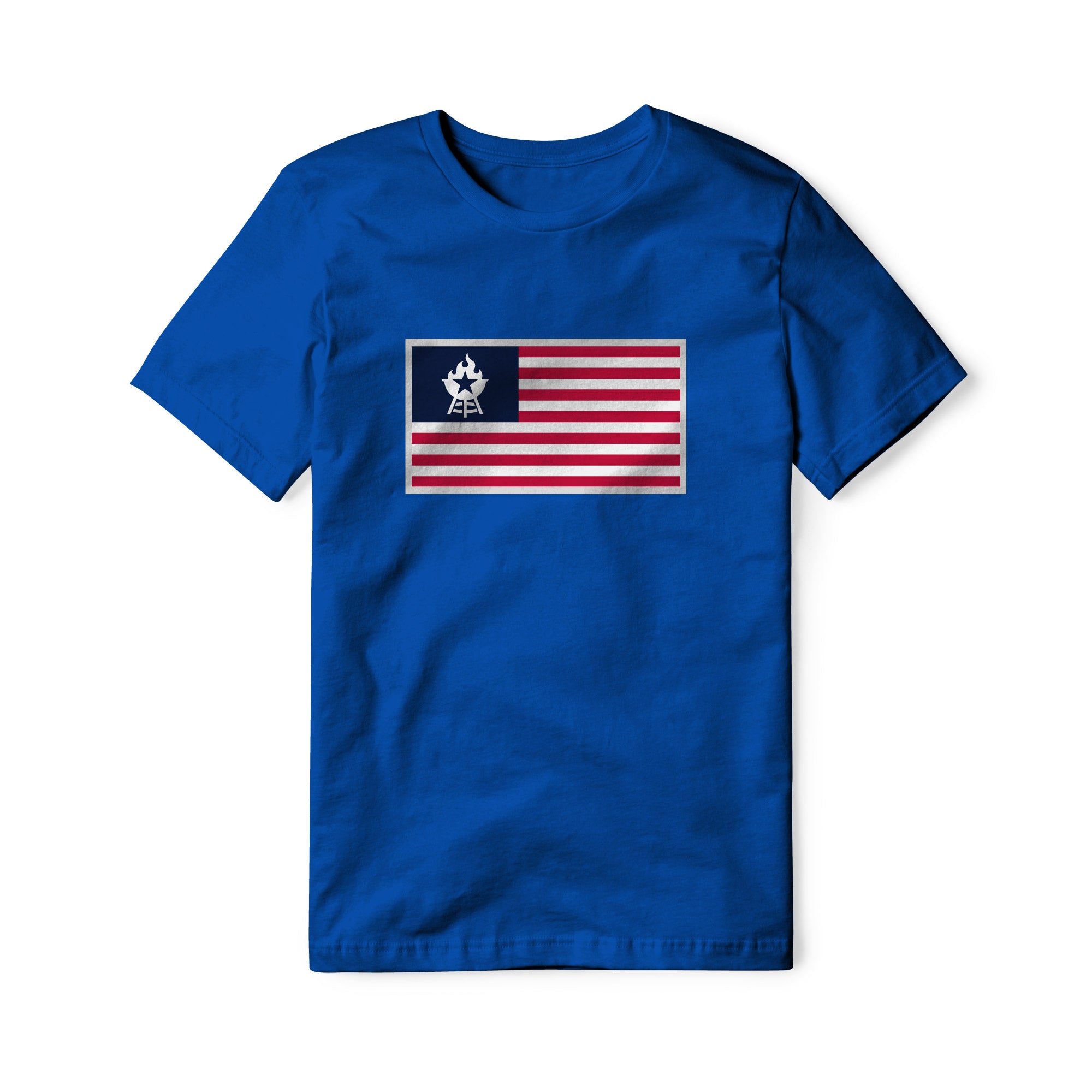 USA Flag BBQ Cotton Tee