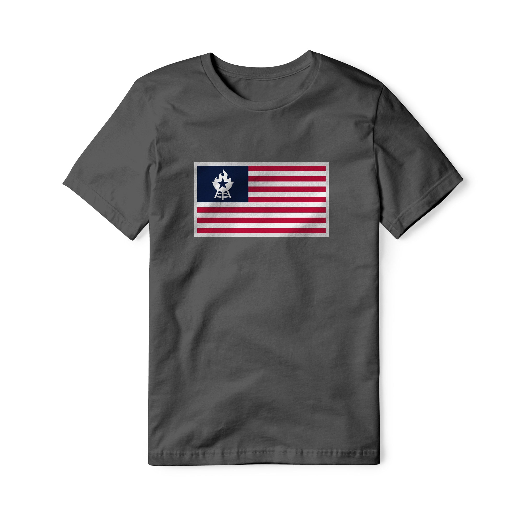 USA Flag BBQ Cotton Tee