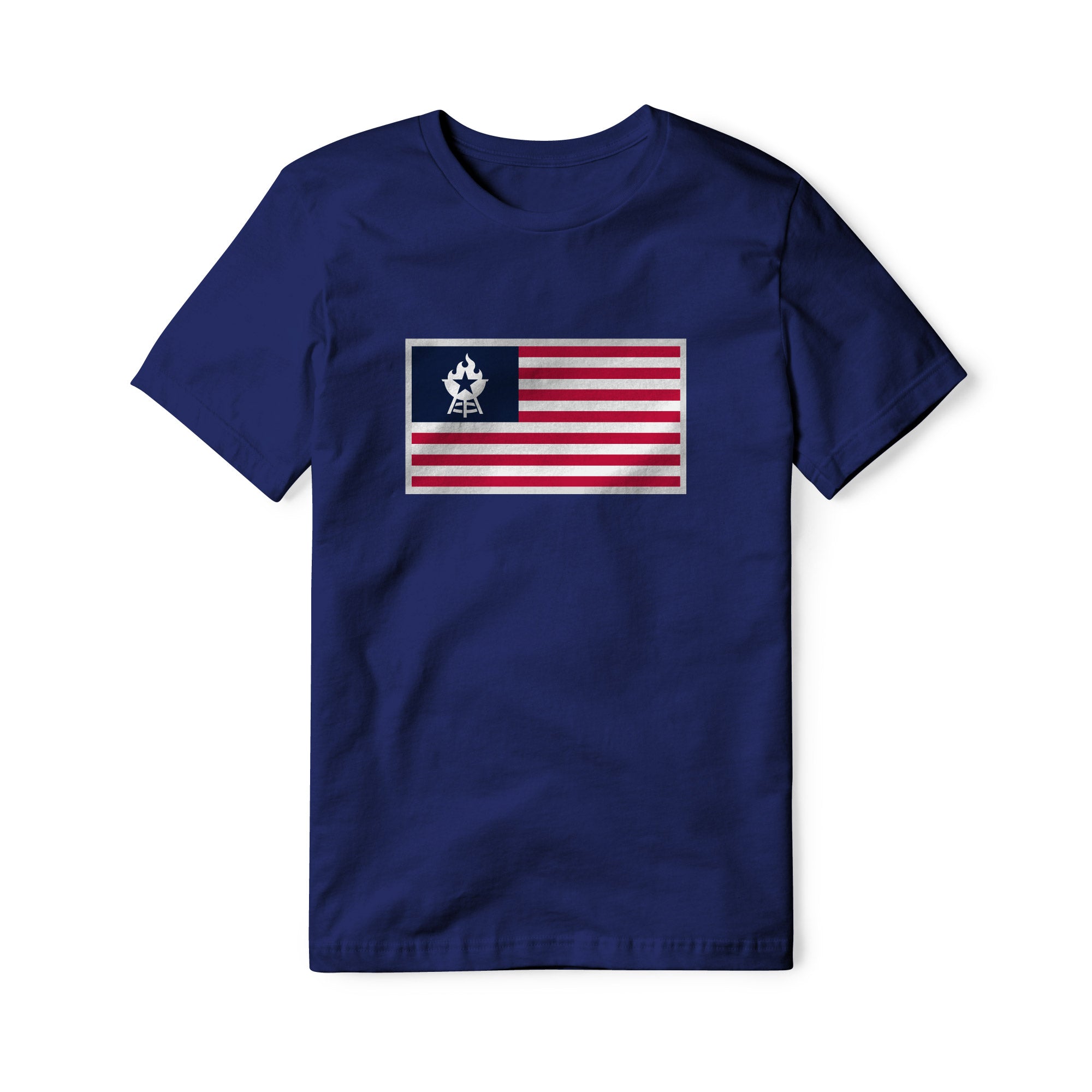 USA Flag BBQ Cotton Tee