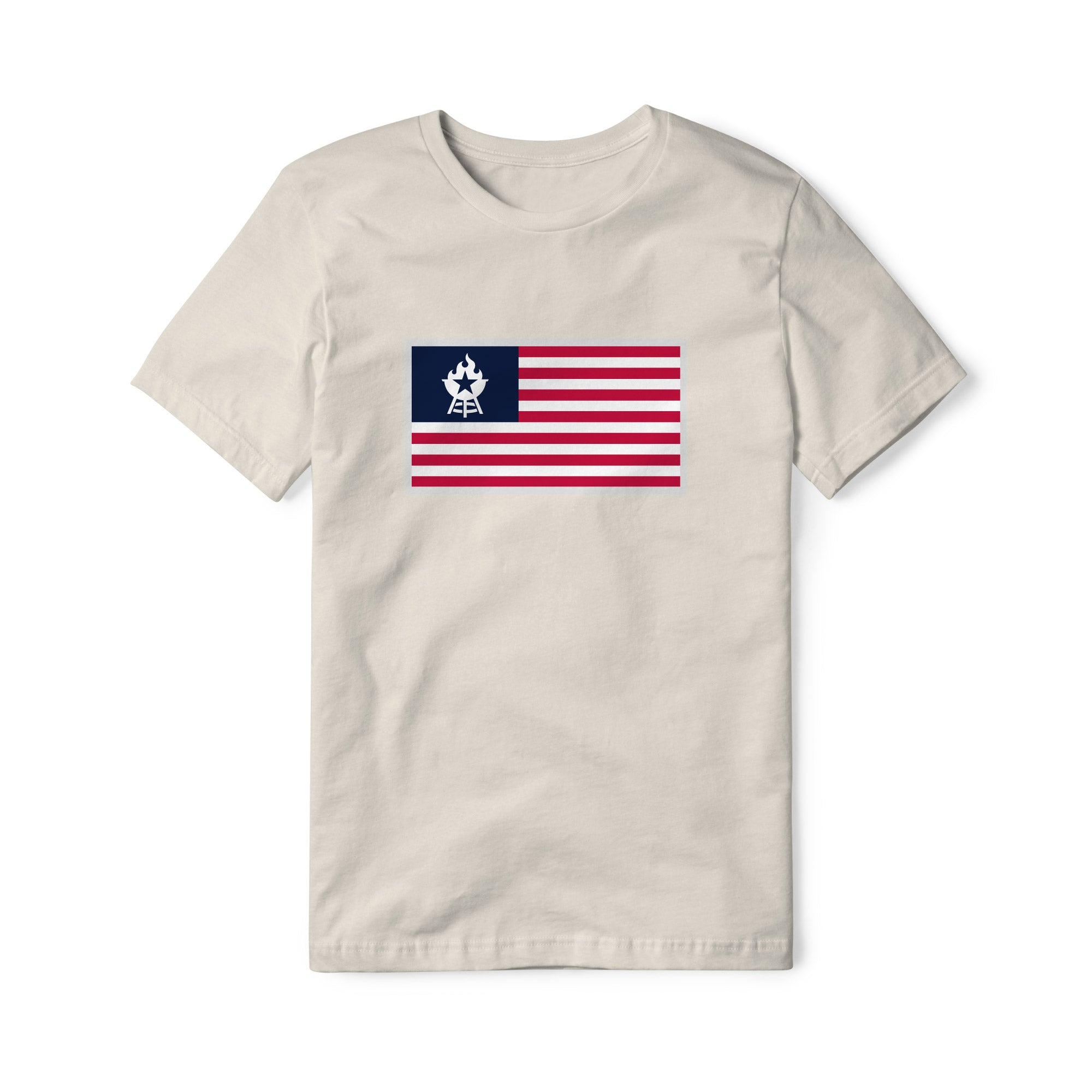 USA Flag BBQ Cotton Tee