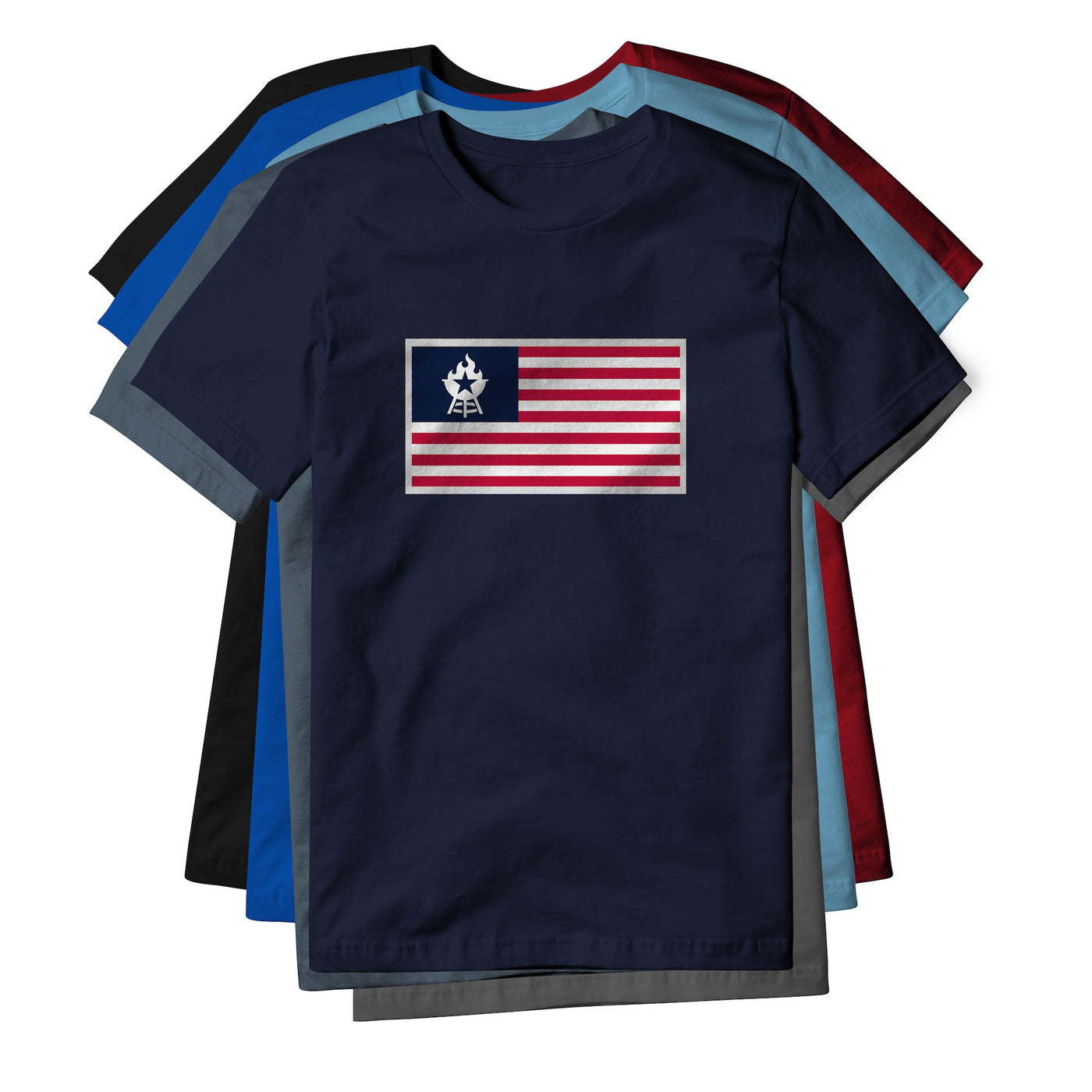 USA Flag BBQ Cotton Tee | Backyard Republic™