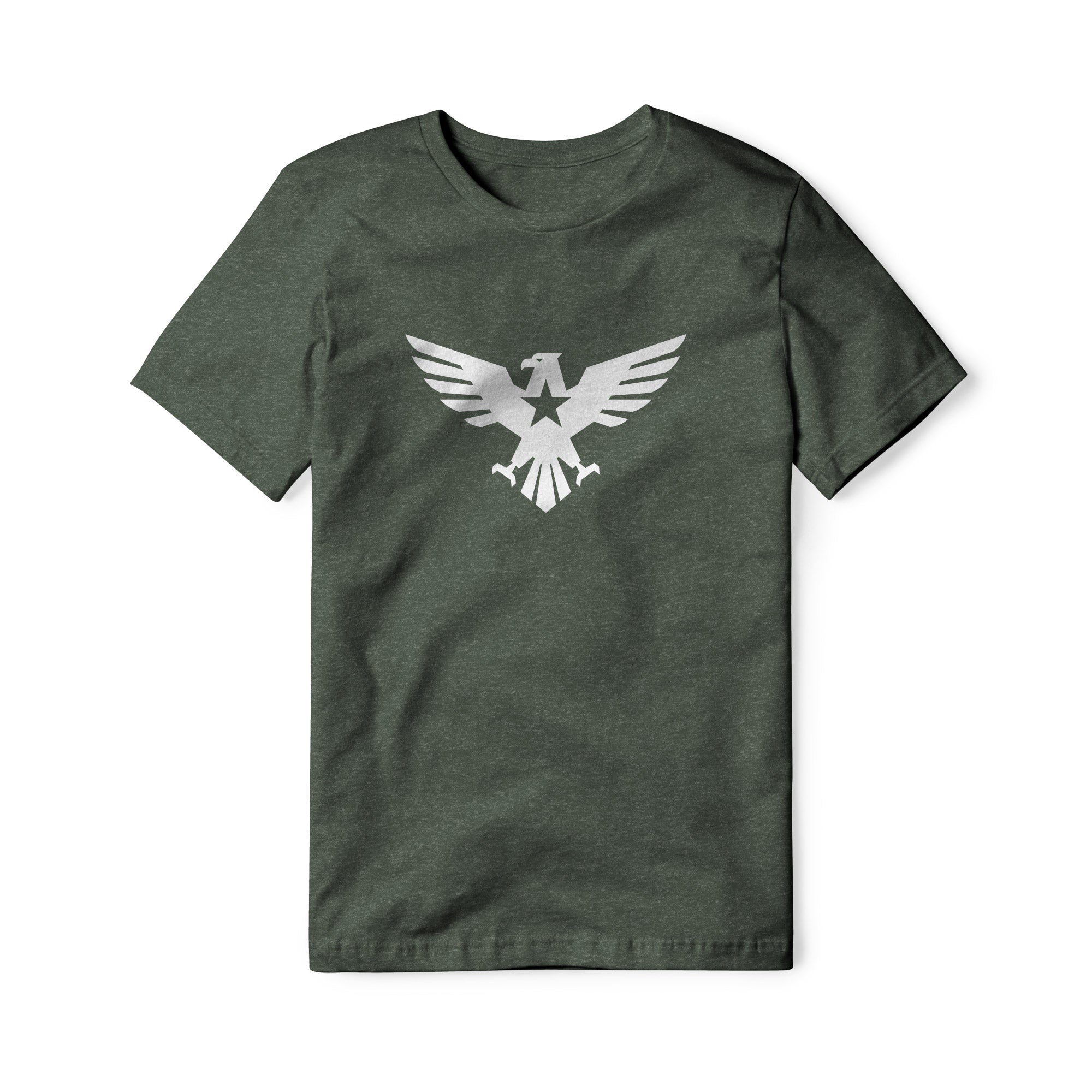 Eagle Icon Blend Tee - White | Ballistic Republic™
