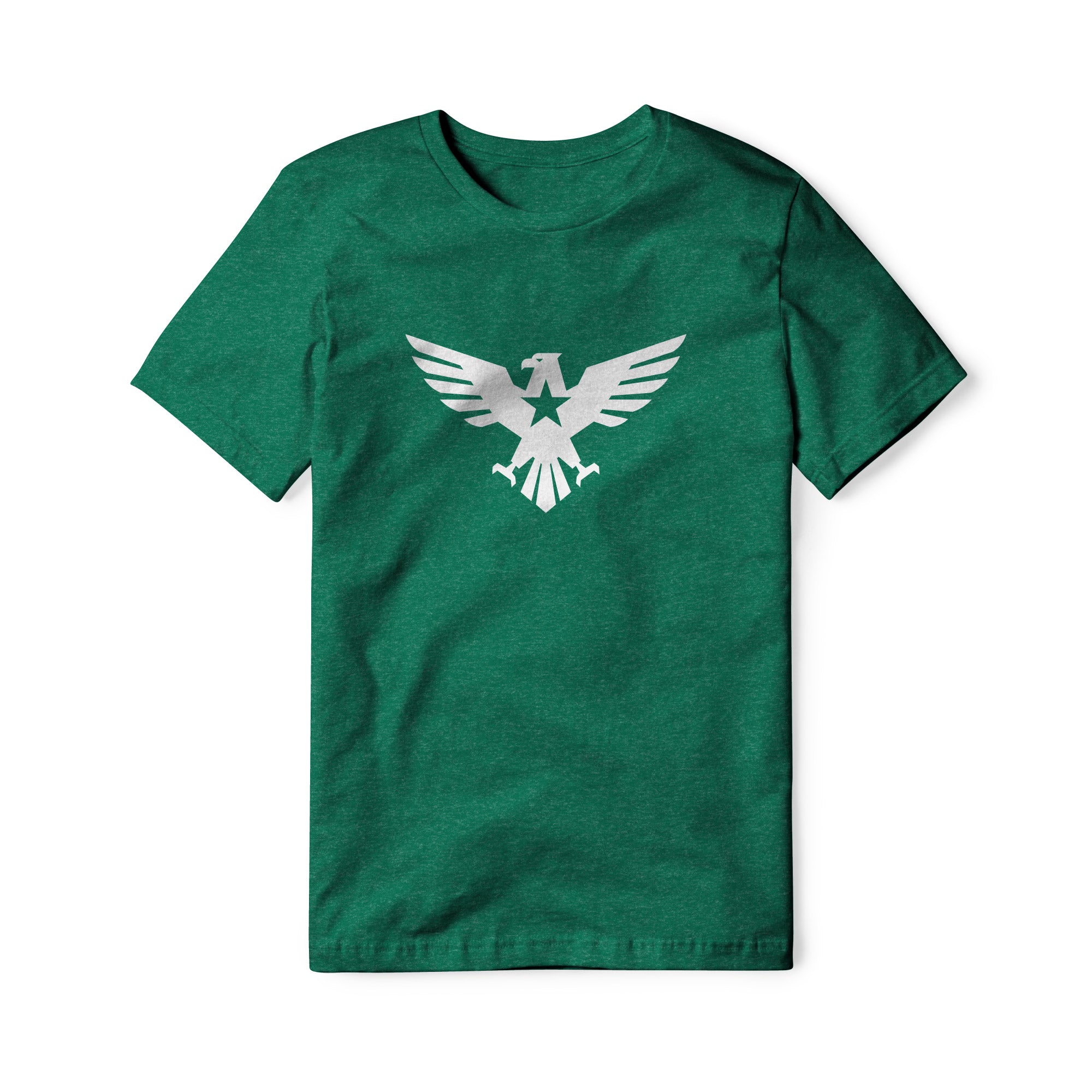 Eagle Icon Blend Tee - White | Ballistic Republic™