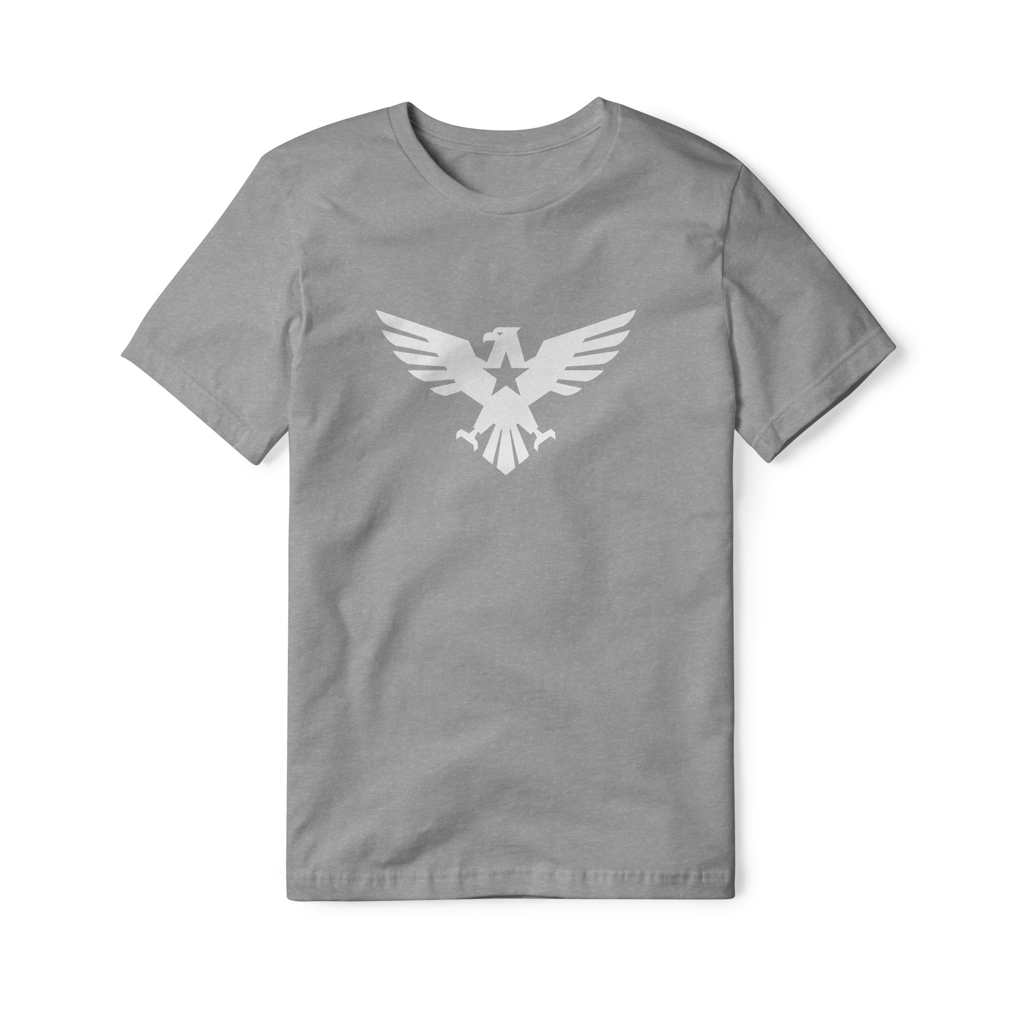 Eagle Icon Blend Tee - White | Ballistic Republic™