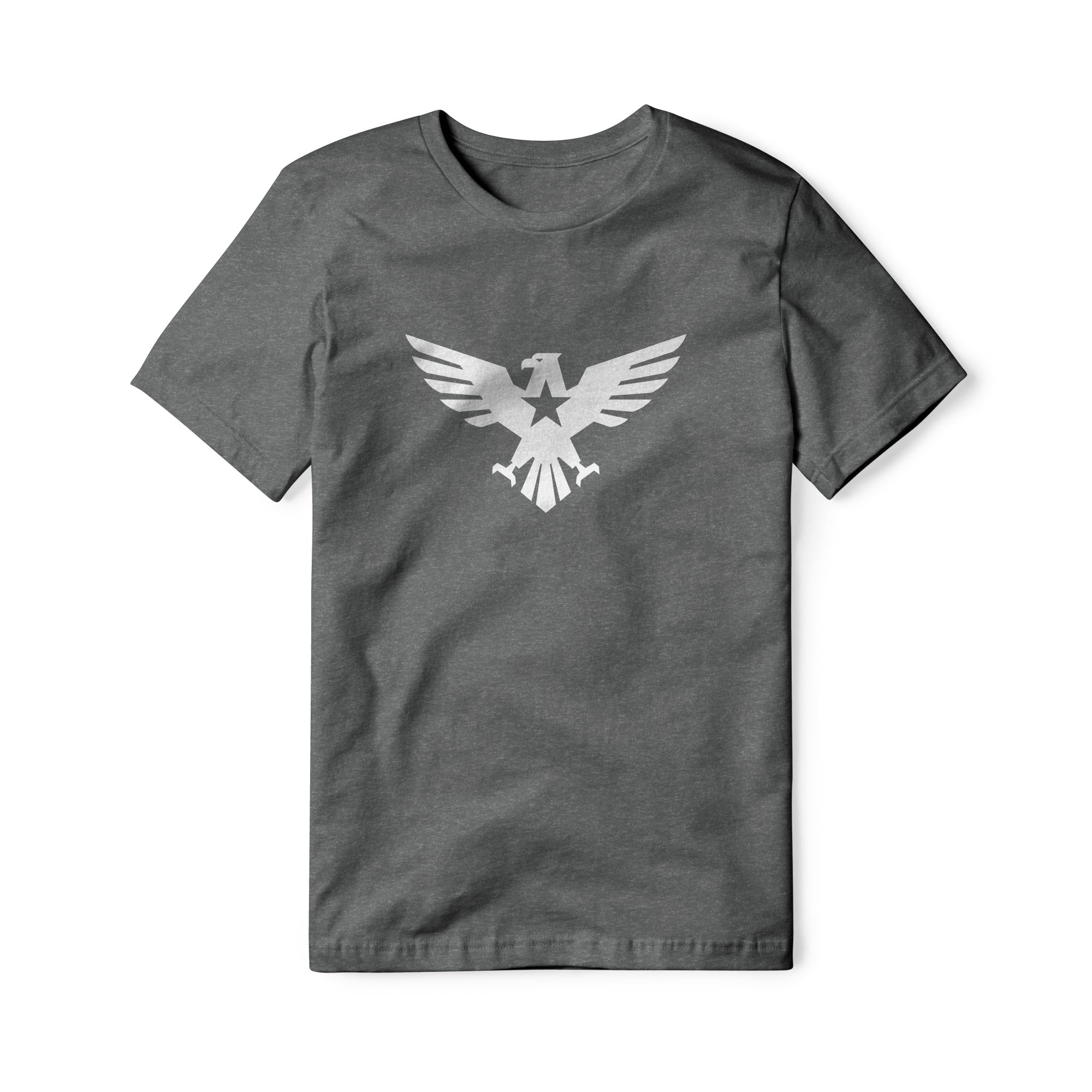 Eagle Icon Blend Tee - White | Ballistic Republic™