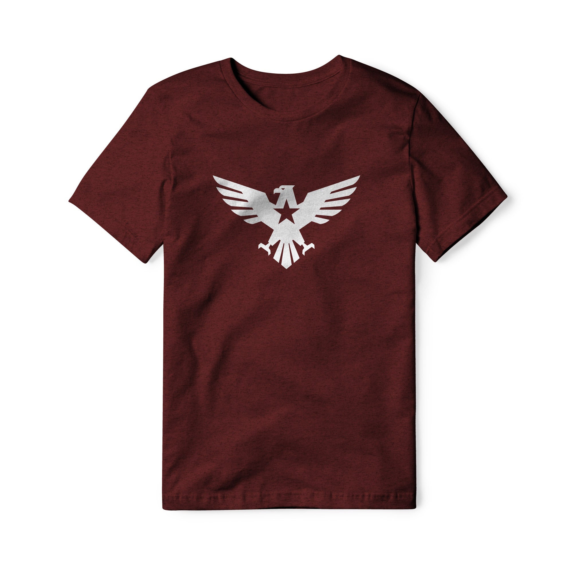 Eagle Icon Blend Tee - White | Ballistic Republic™