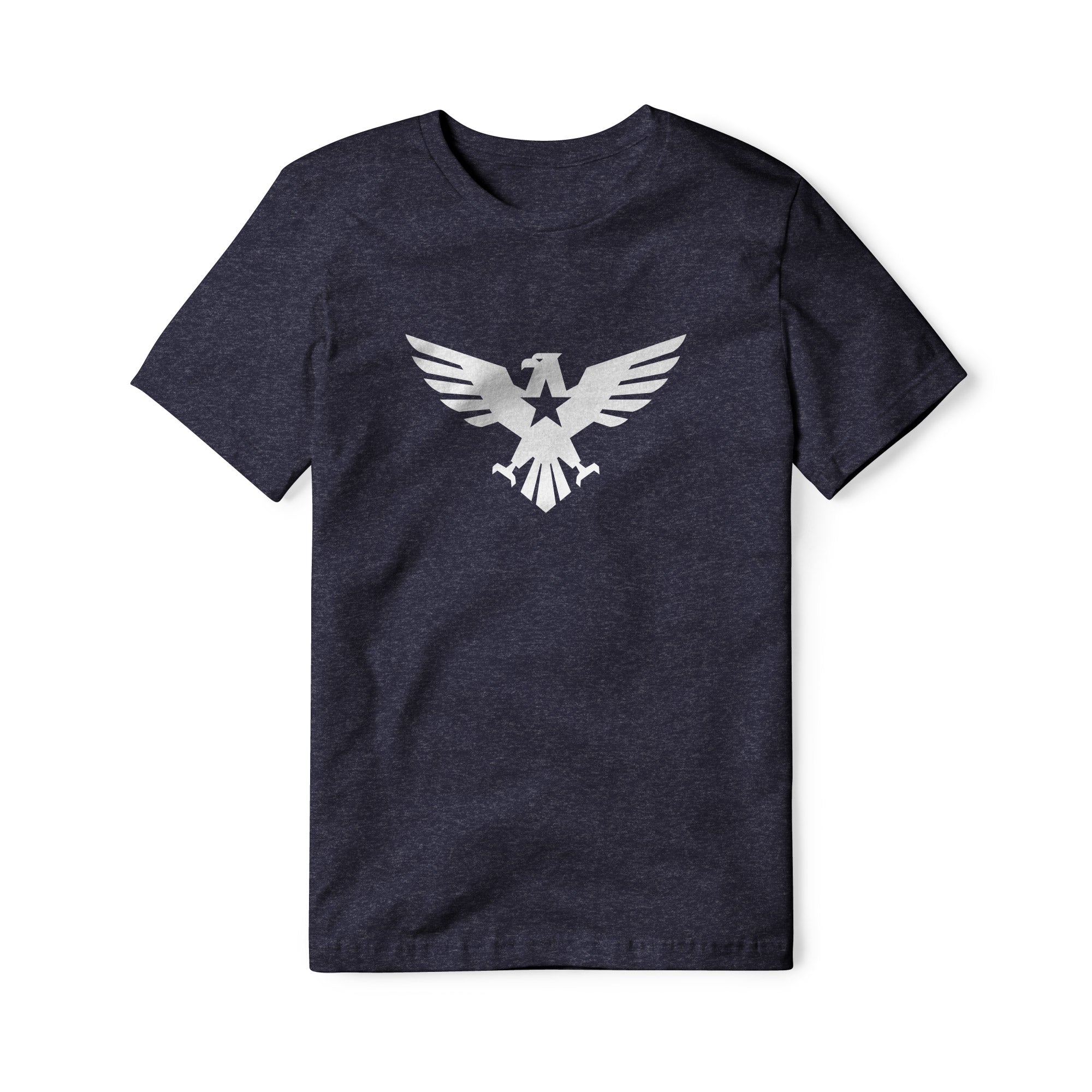 Eagle Icon Blend Tee - White | Ballistic Republic™