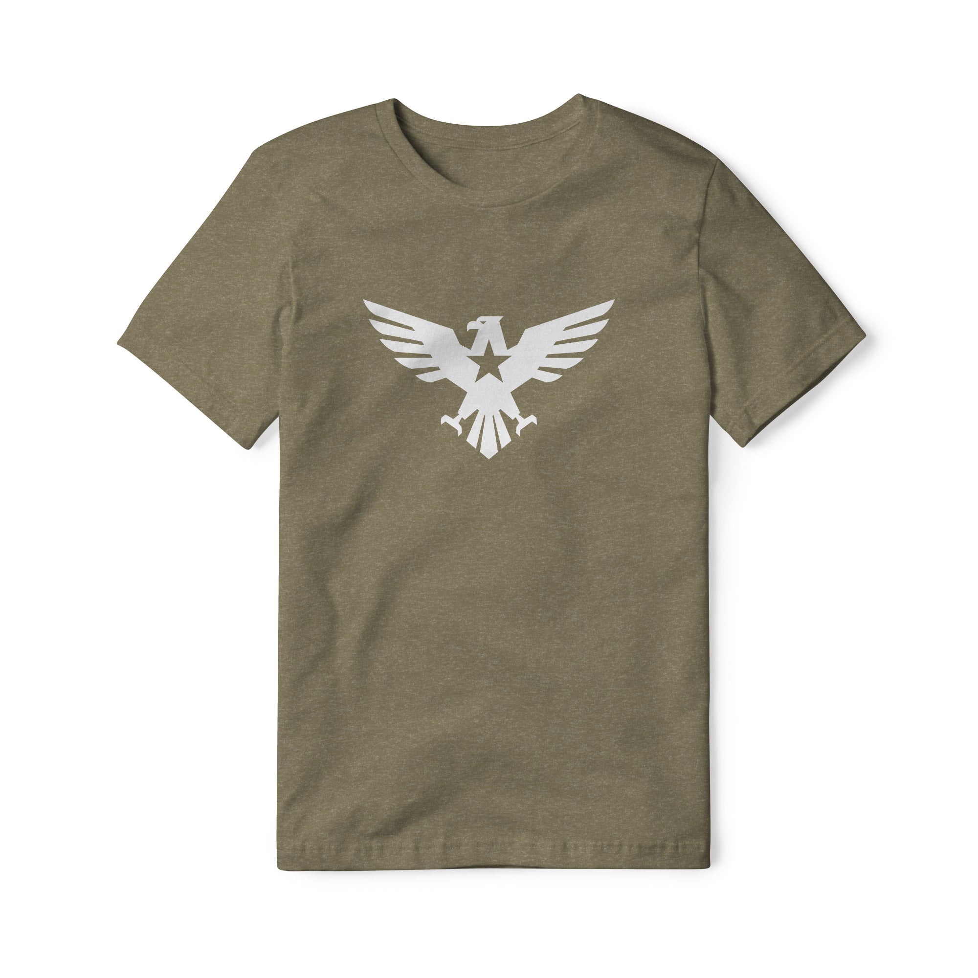 Eagle Icon Blend Tee - White | Ballistic Republic™