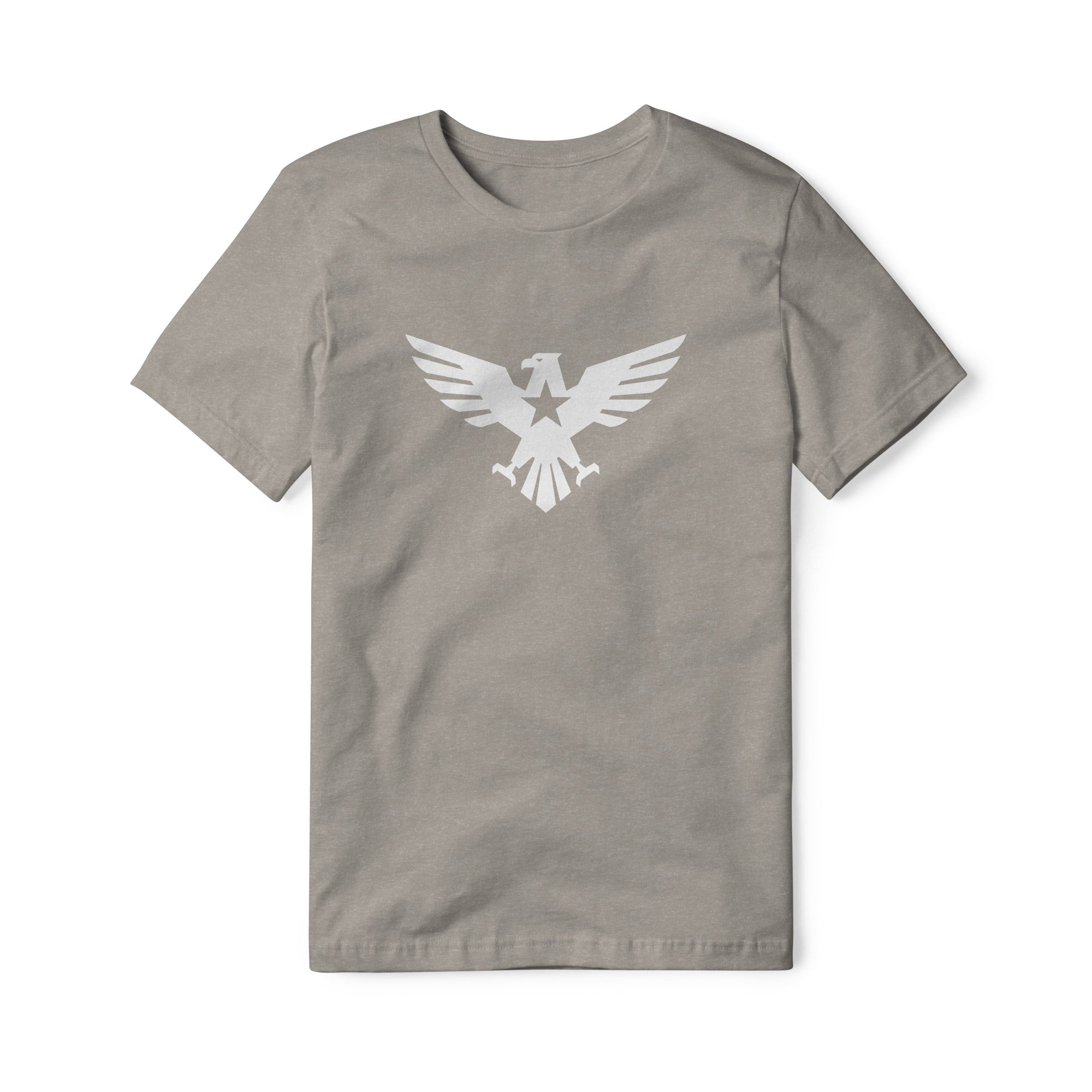Eagle Icon Blend Tee - White | Ballistic Republic™