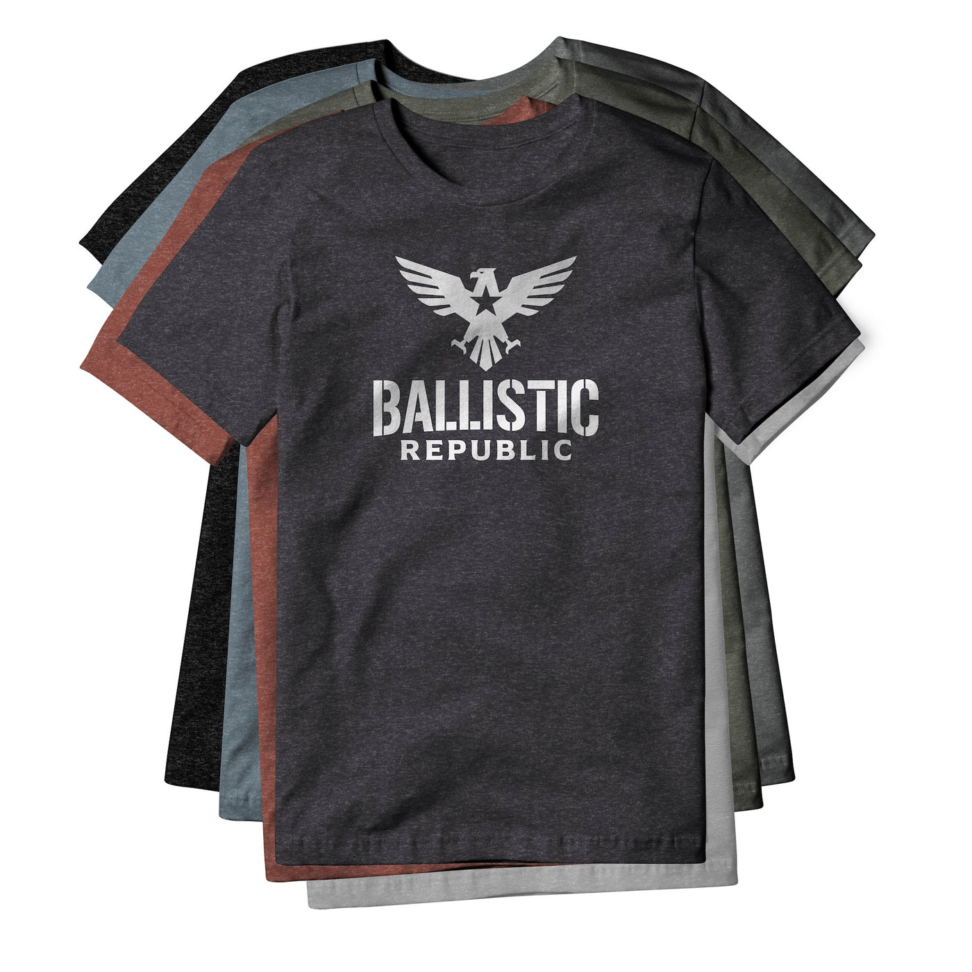 Ballistic Republic Logo Blend Tee - White | Ballistic Republic™