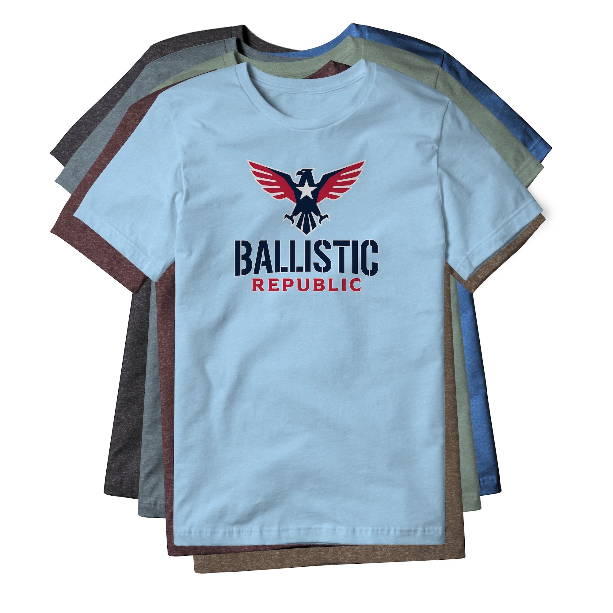 Ballistic Republic Logo Blend Tee - Patriotic | Ballistic Republic™