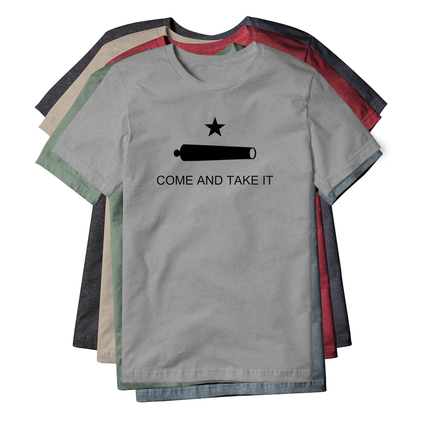 Come And Take It Cannon Blend Tee - Black | Ballistic Republic™