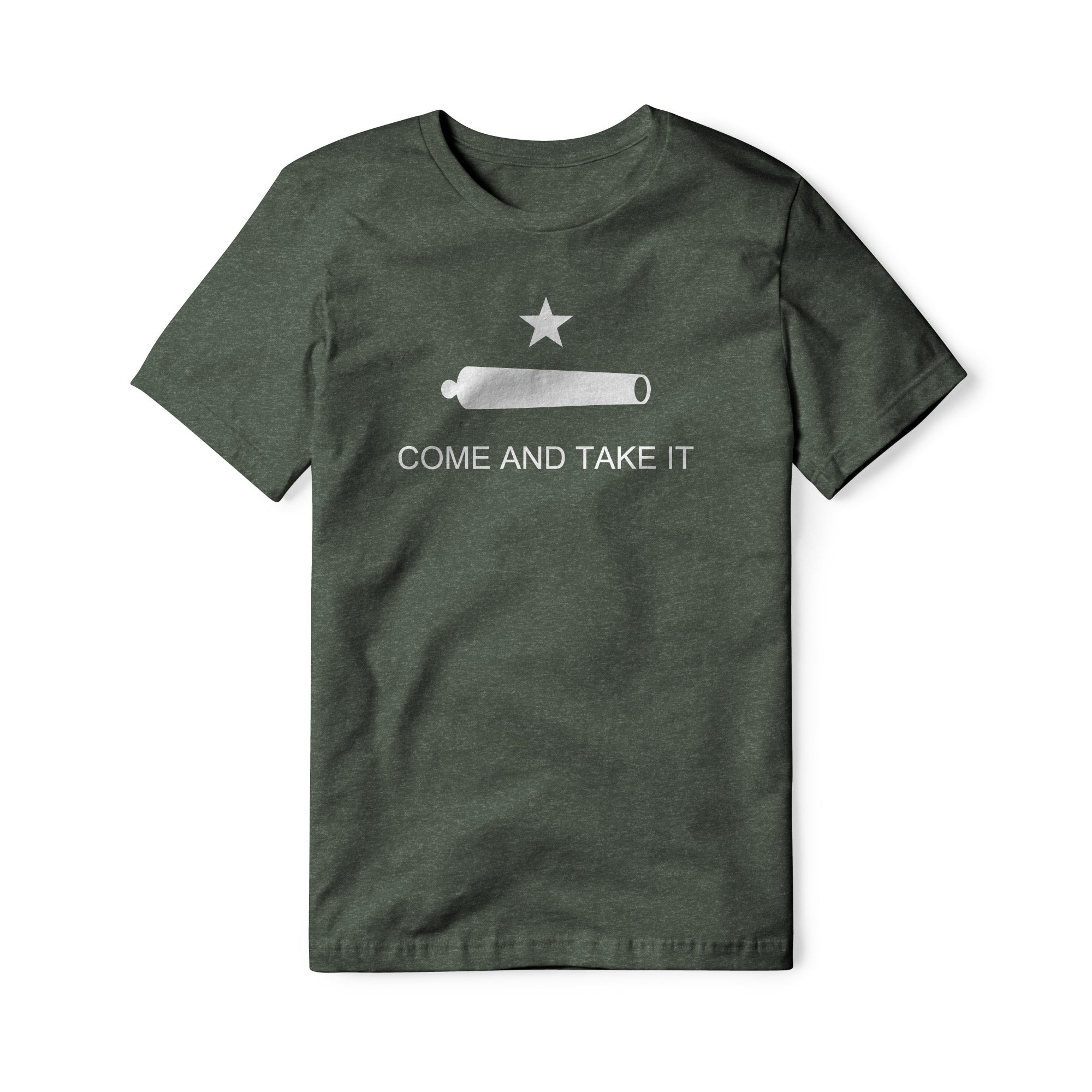 Come And Take It Cannon Blend Tee - White | Ballistic Republic™