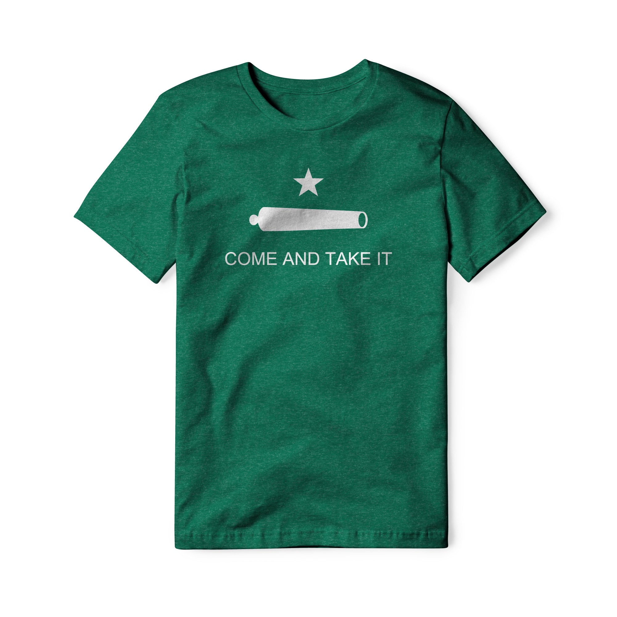 Come And Take It Cannon Blend Tee - White | Ballistic Republic™