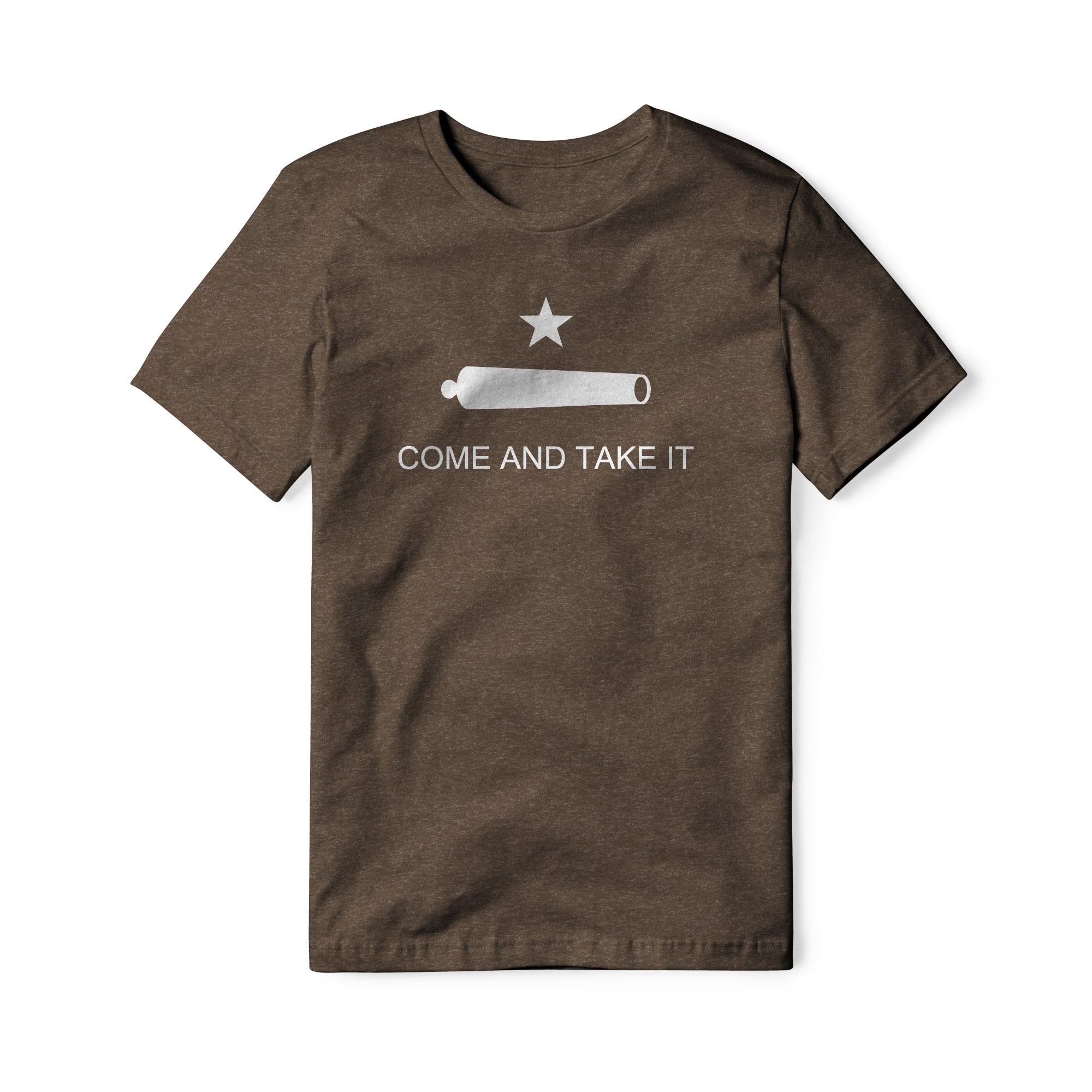 Come And Take It Cannon Blend Tee - White | Ballistic Republic™