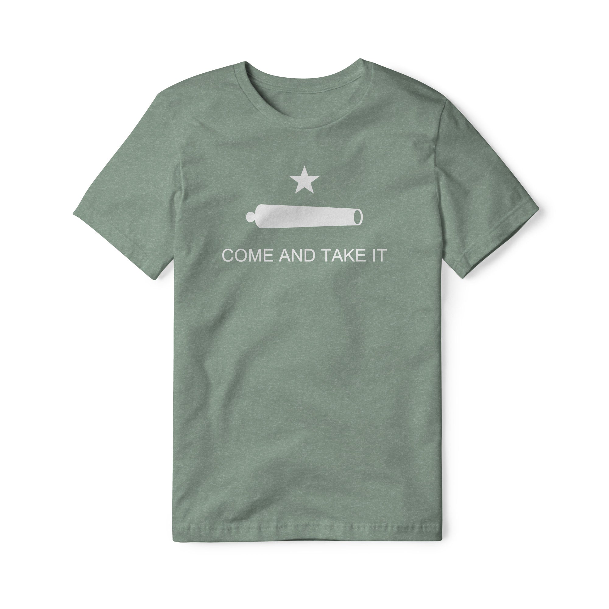 Come And Take It Cannon Blend Tee - White | Ballistic Republic™