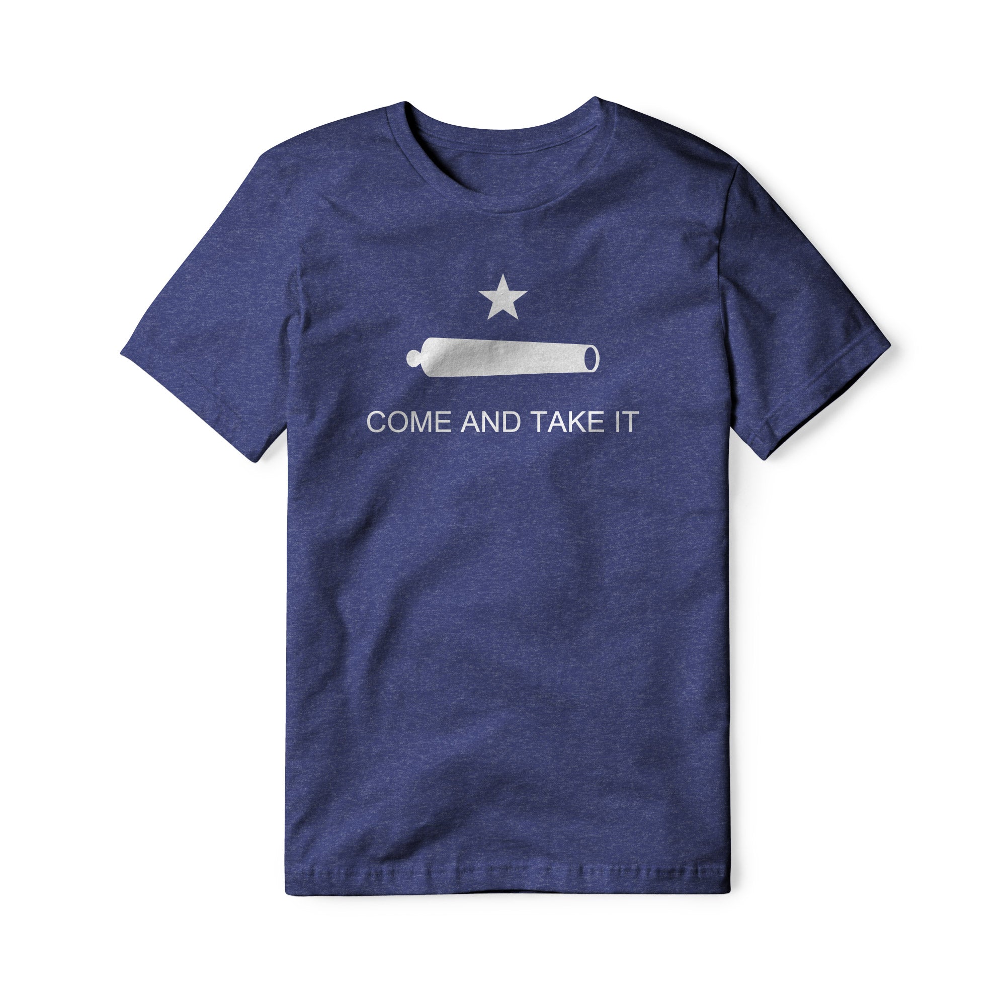 Come And Take It Cannon Blend Tee - White