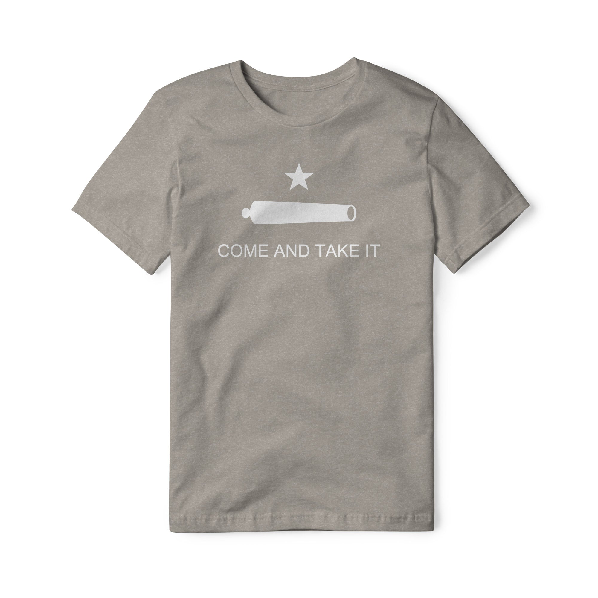 Come And Take It Cannon Blend Tee - White | Ballistic Republic™