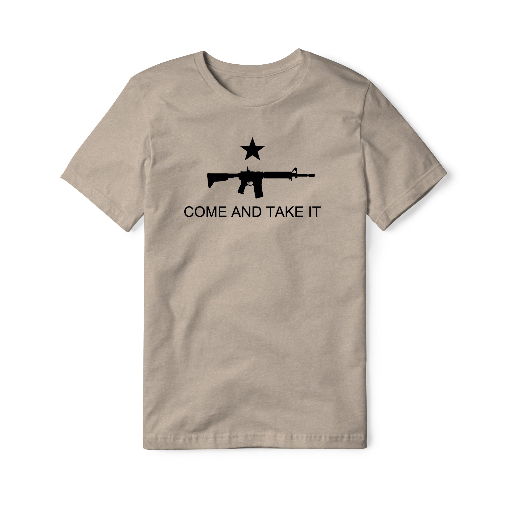 Come And Take It Rifle Blend Tee - Black