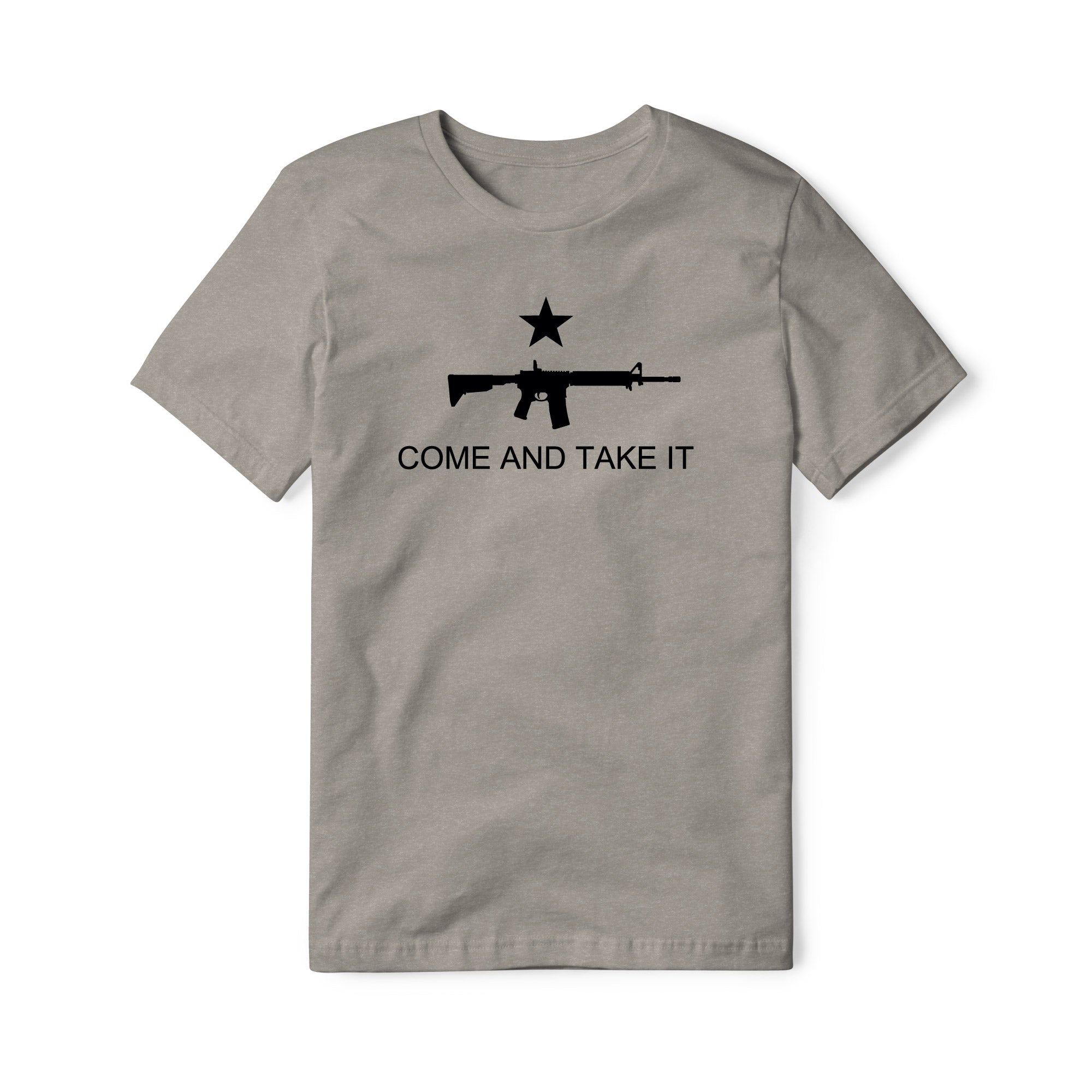 Come And Take It Rifle Blend Tee - Black