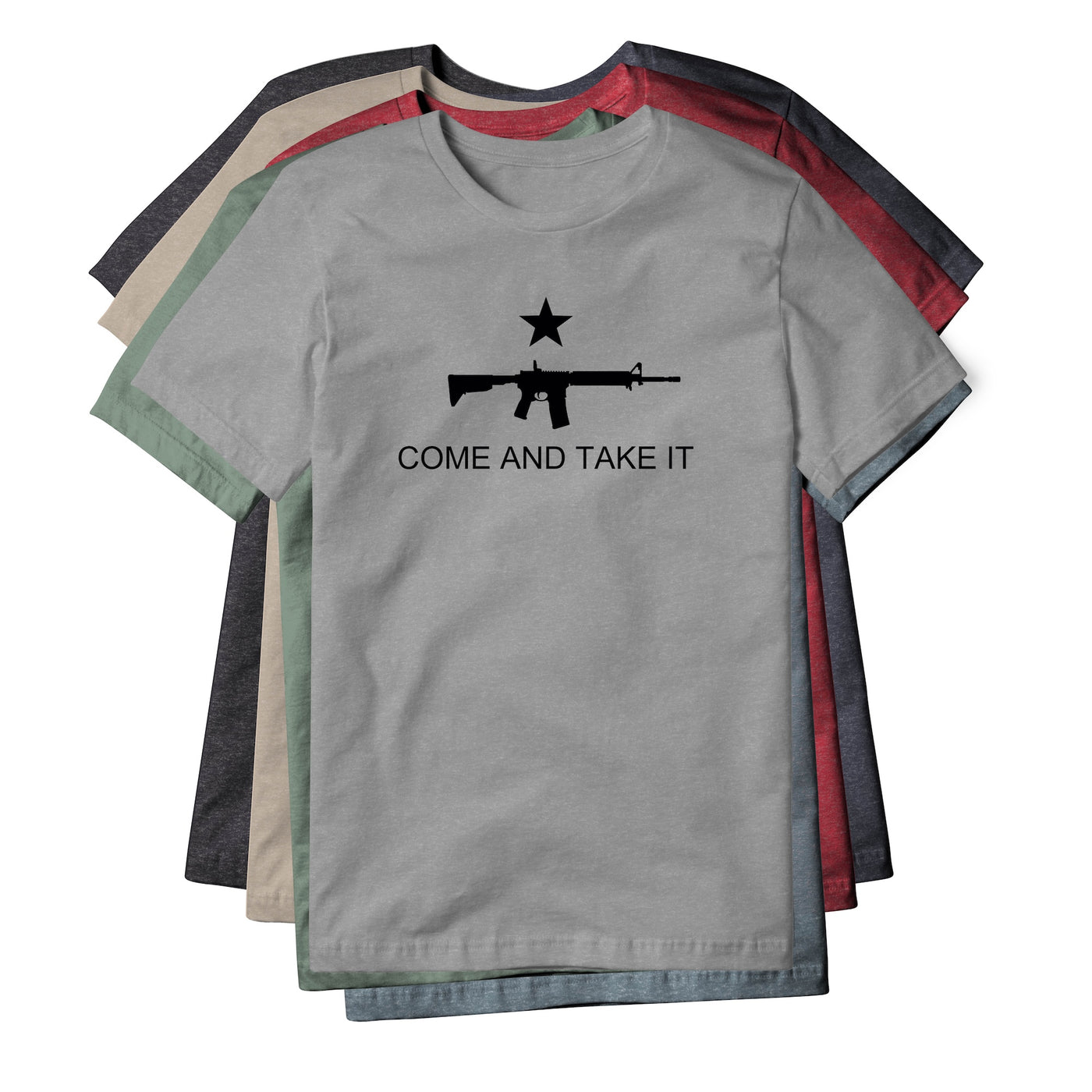 Come And Take It Rifle Blend Tee - Black | Ballistic Republic™