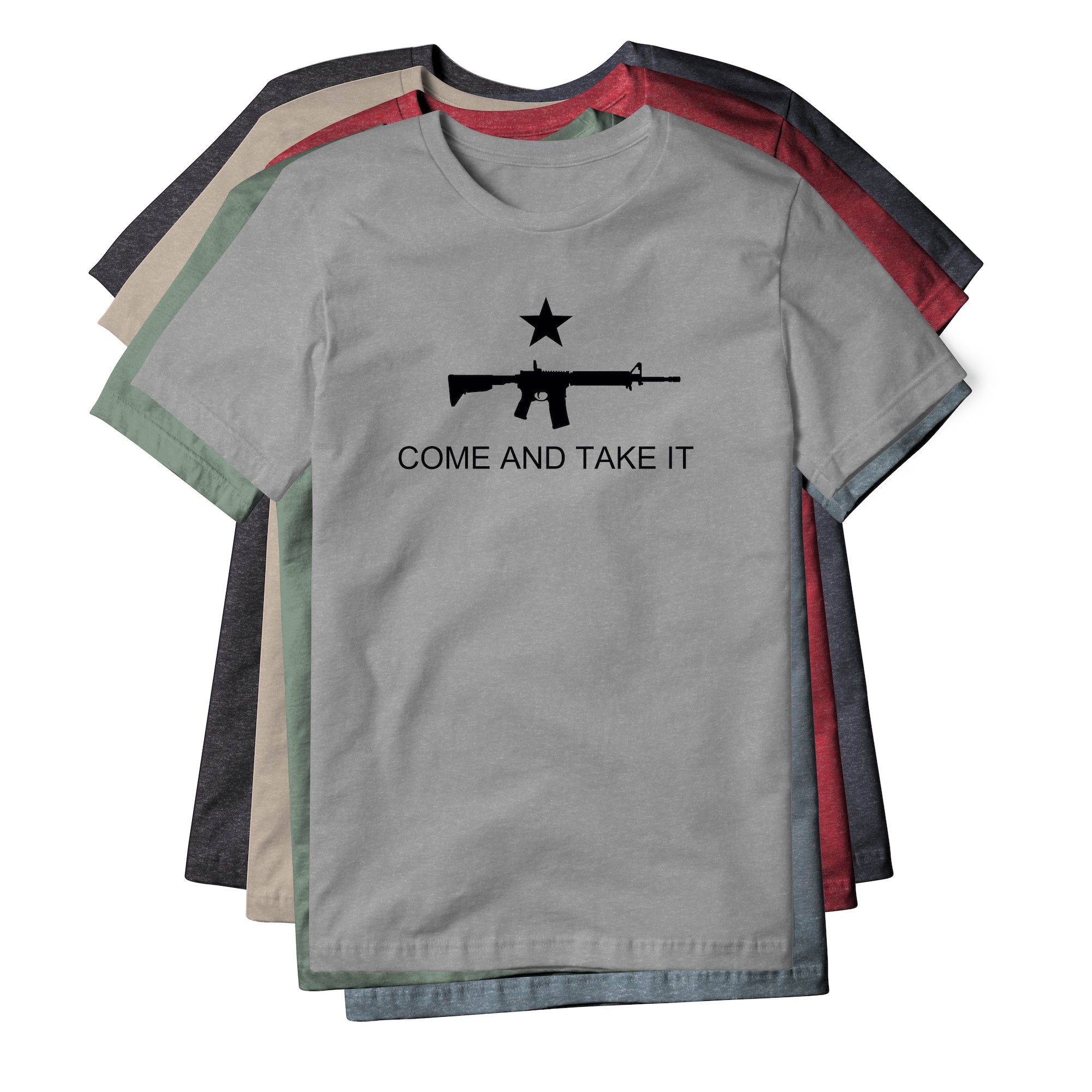 Come And Take It Rifle Blend Tee - Black