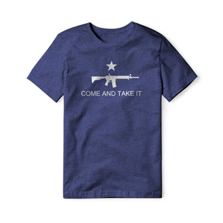 Come And Take It Rifle Blend Tee - White