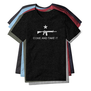 Come And Take It Rifle Blend Tee - White