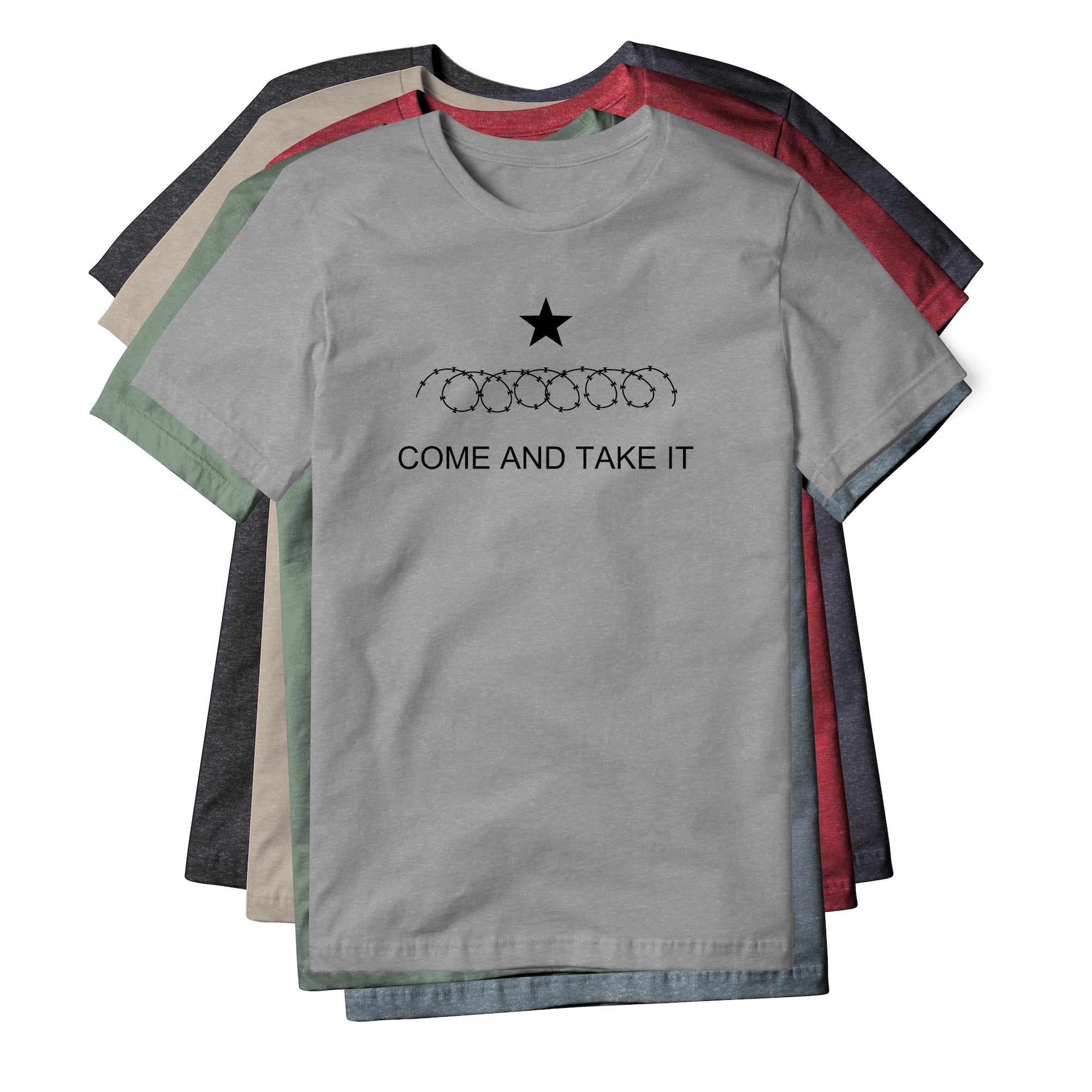Come And Take It Razor Wire Blend Tee - Black