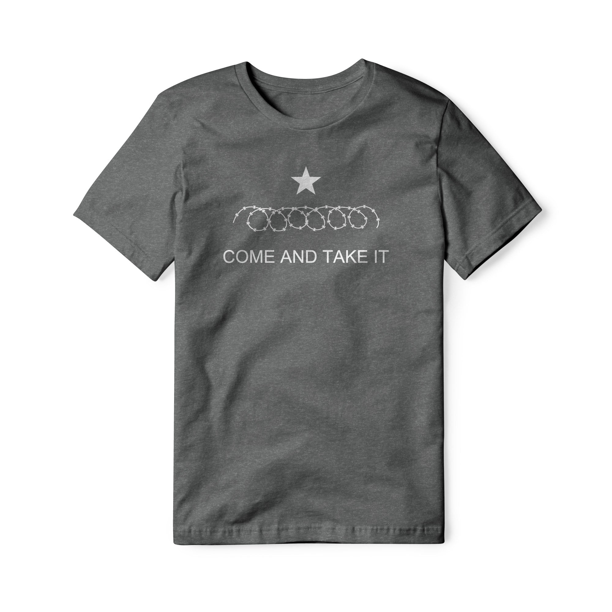 Come And Take It Razor Wire Blend Tee - White