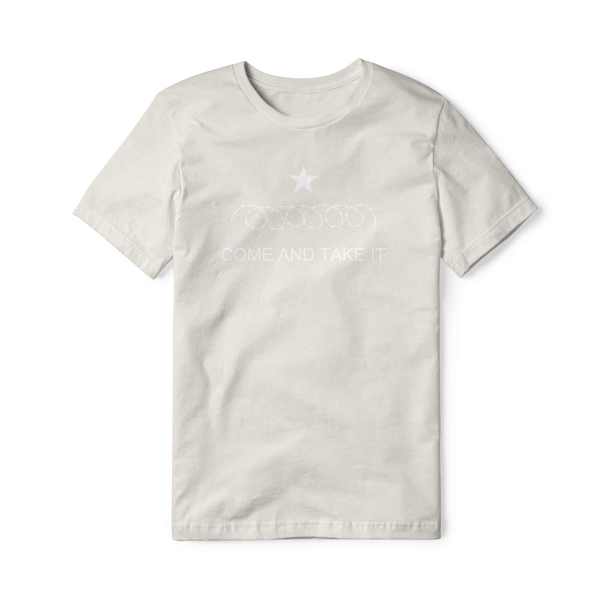 Come And Take It Razor Wire Blend Tee - White