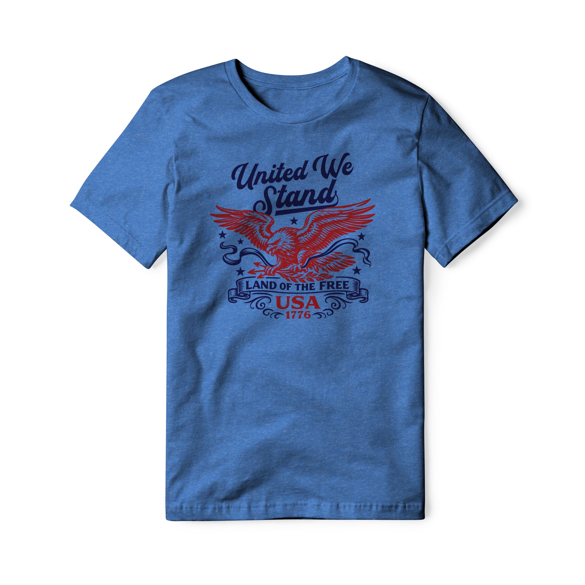 United We Stand Eagle Blend Tee - Red | Ballistic Republic™