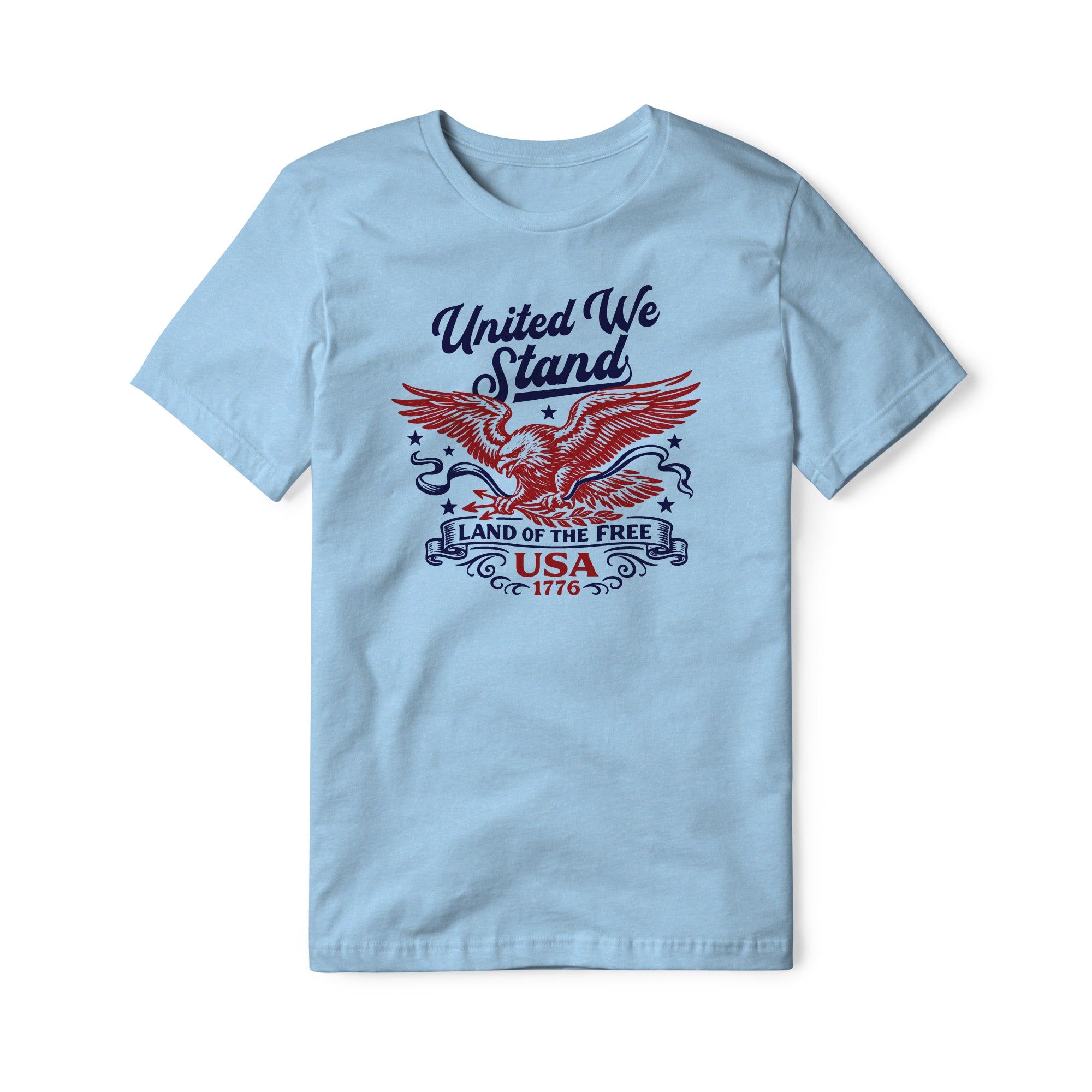 United We Stand Eagle Blend Tee - Red | Ballistic Republic™