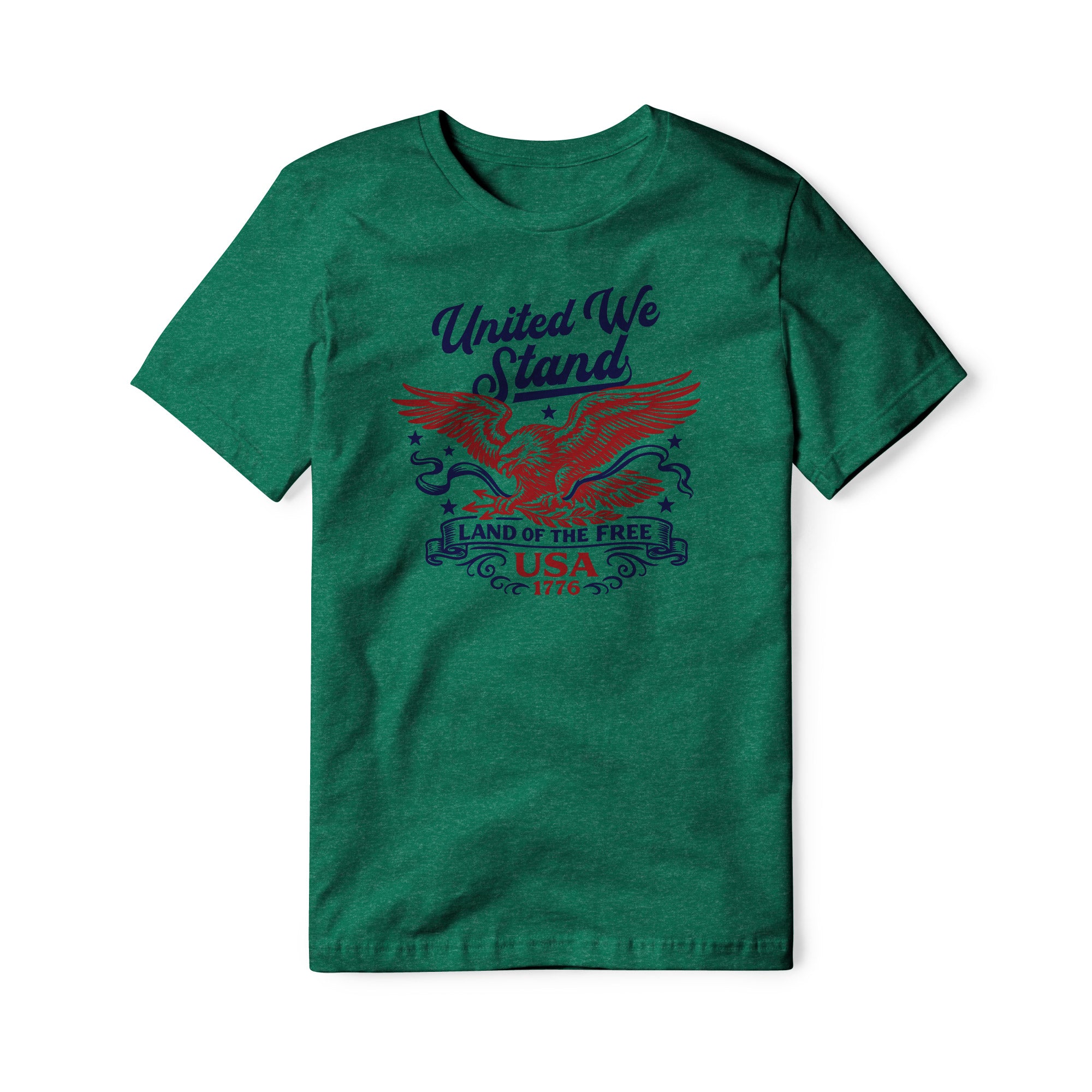 United We Stand Eagle Blend Tee - Red | Ballistic Republic™