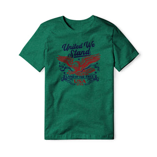 United We Stand Eagle Blend Tee - Red | Ballistic Republic™