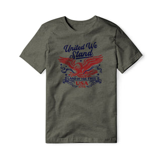 United We Stand Eagle Blend Tee - Red | Ballistic Republic™