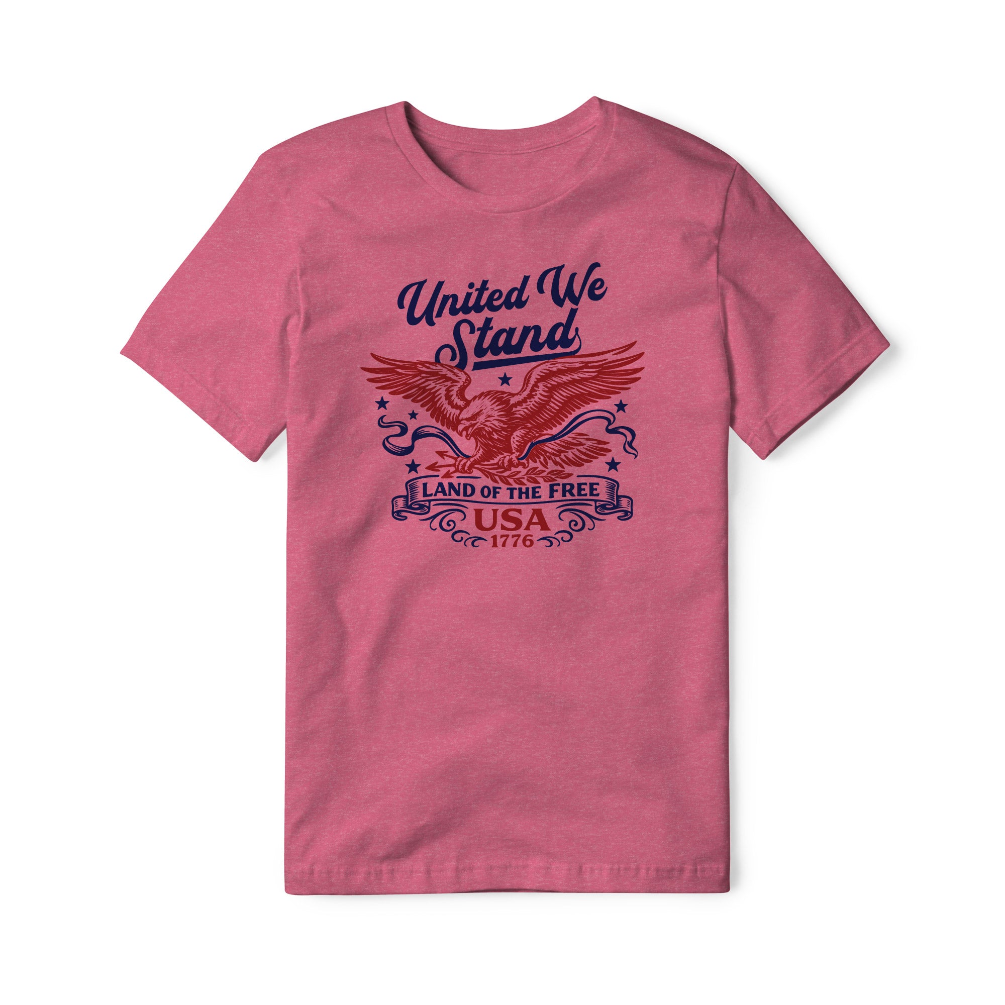 United We Stand Eagle Blend Tee - Red | Ballistic Republic™