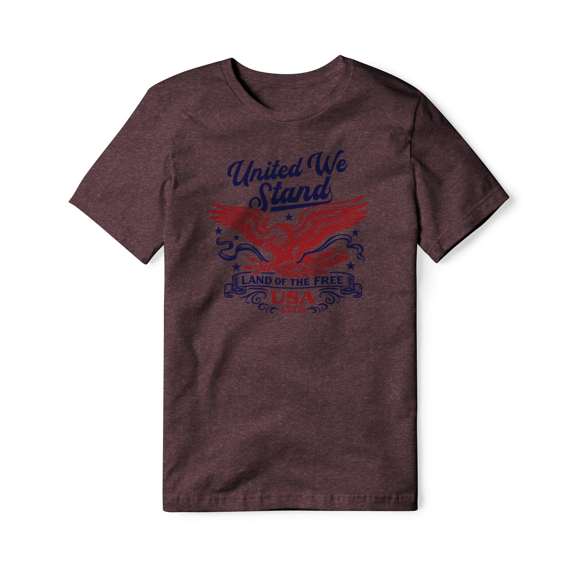 United We Stand Eagle Blend Tee - Red | Ballistic Republic™