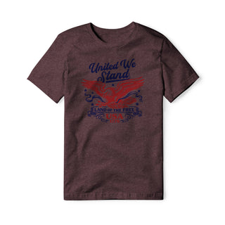 United We Stand Eagle Blend Tee - Red | Ballistic Republic™